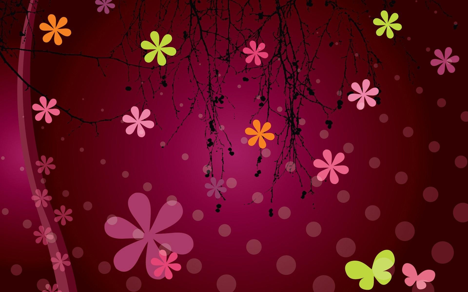 1920x1200 vector-flower-patterns-girly-background