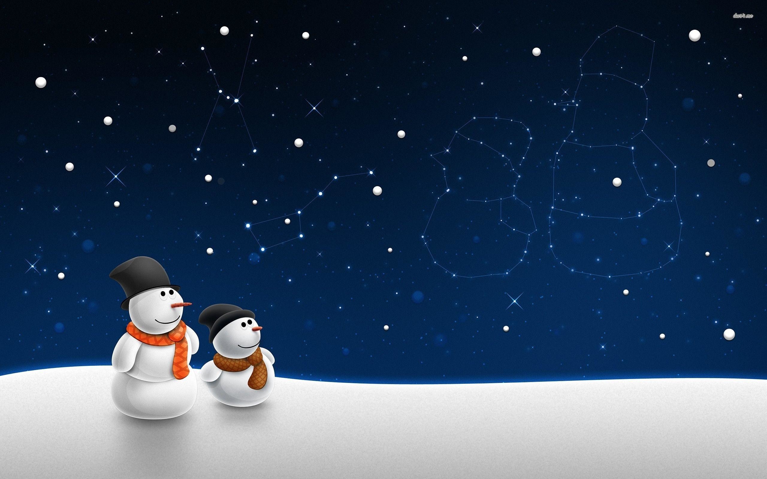 2560x1600 Free Download Funny Snowman Wallpaper Free Desktop Backgrounds