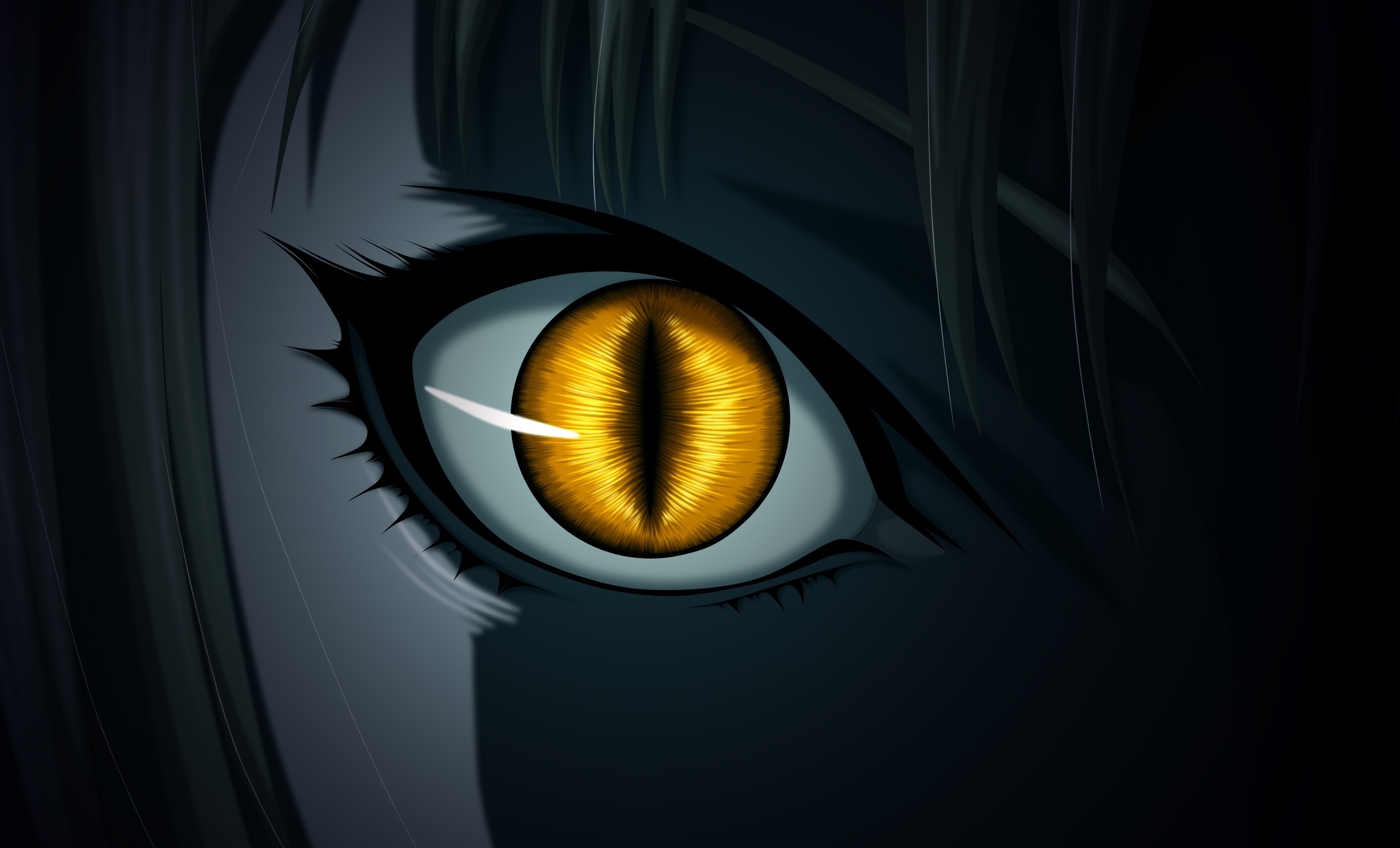 2560x1550 Anime - Claymore Dark Yellow Eyes Wallpaper