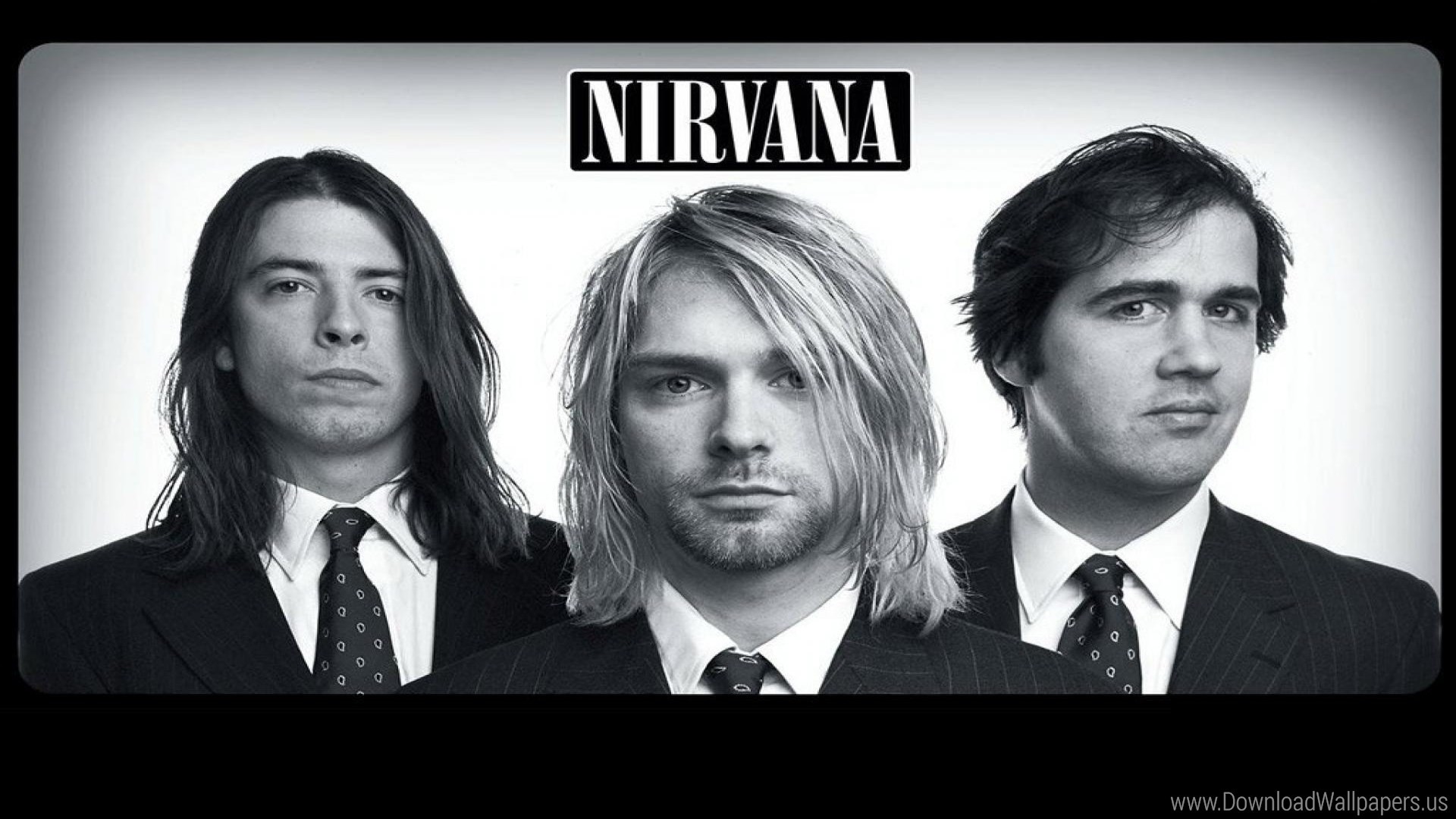 1920x1080 Download Widescreen 16:9  - Band, Look, Members, Nirvana, Suits  Wallpaper