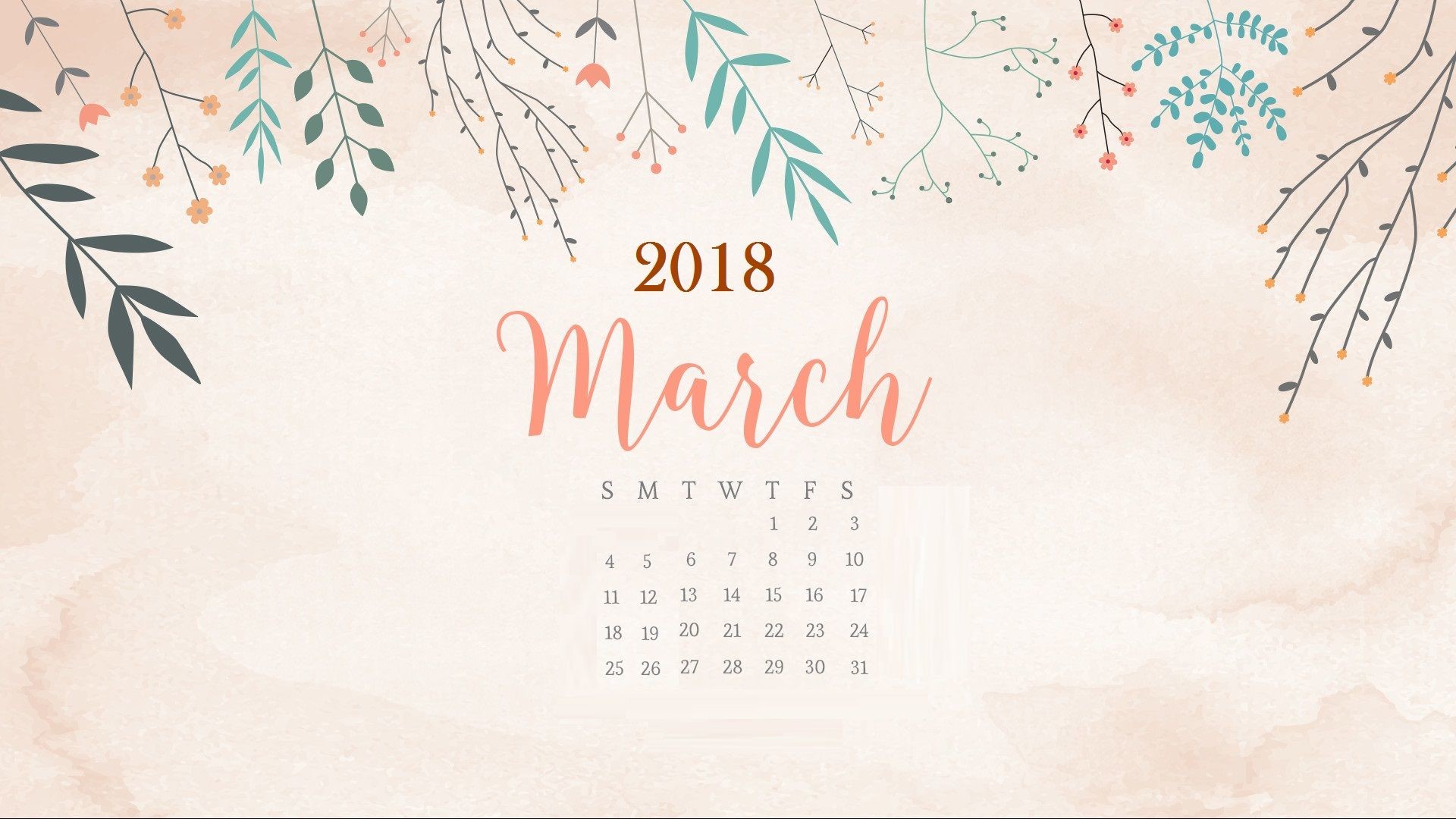 2018 Wallpaper Calendar (72+ images)