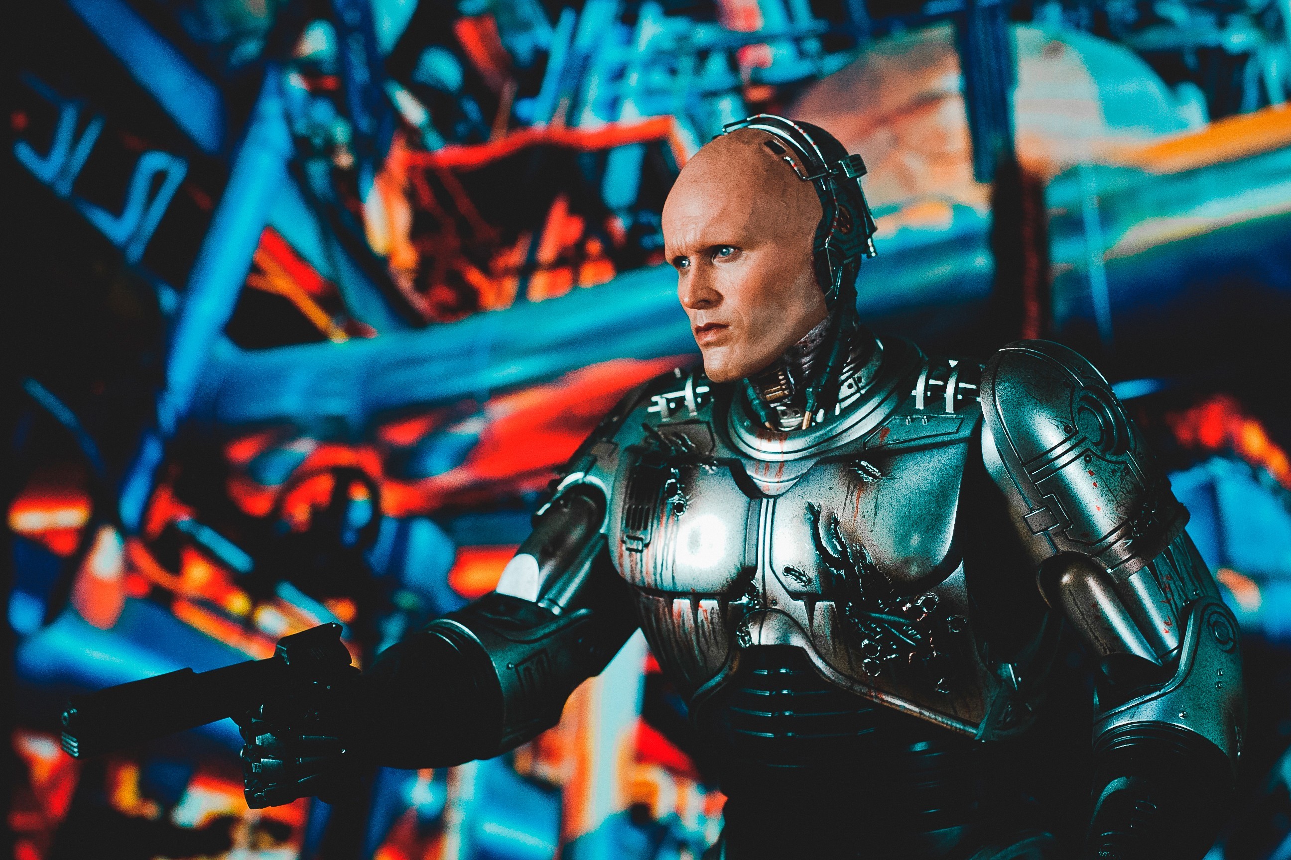 2592x1728 General  RoboCop Peter Weller cyborg movies