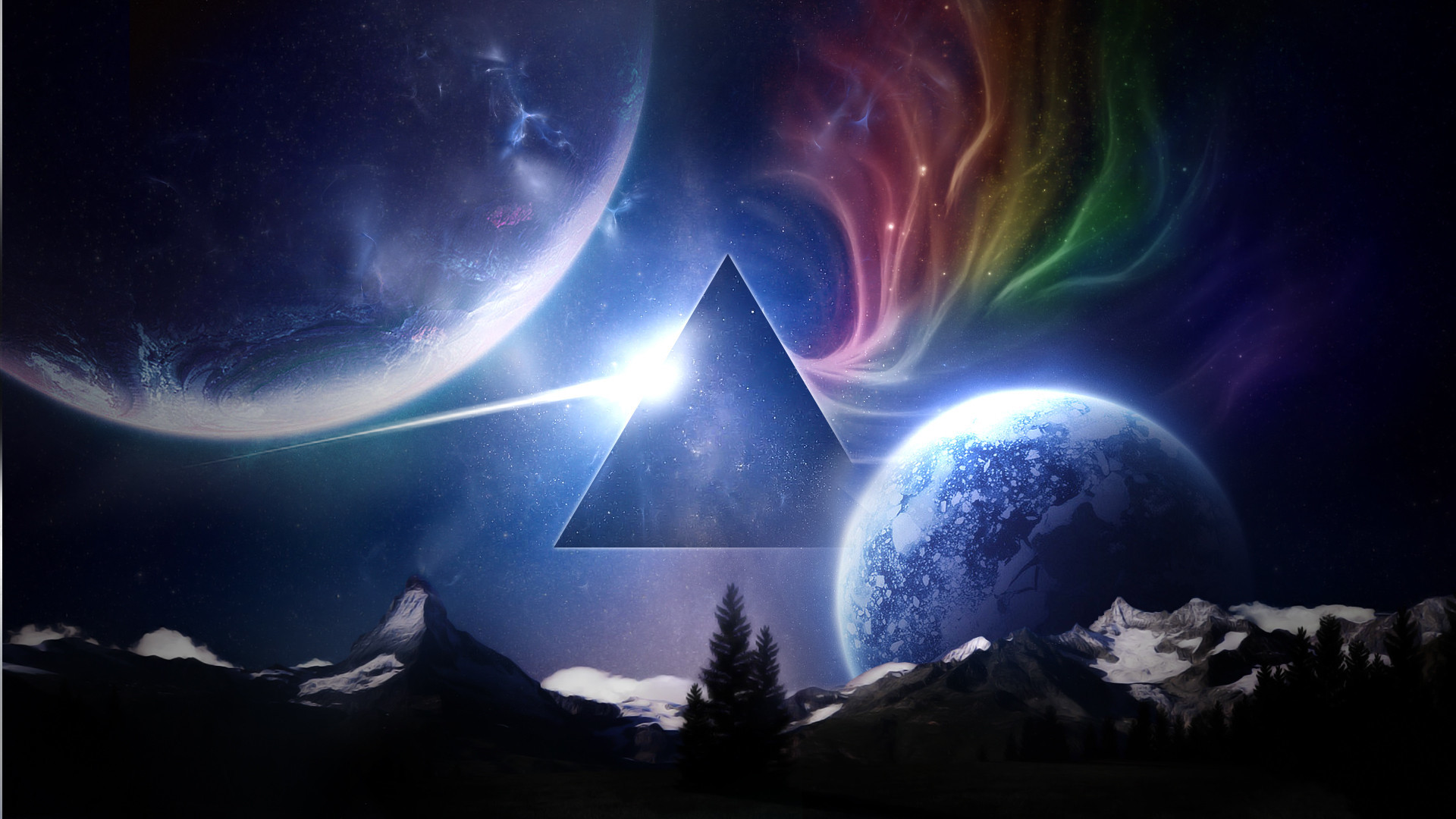 1920x1080 Pink Floyd meets more Awesomeness () ...
