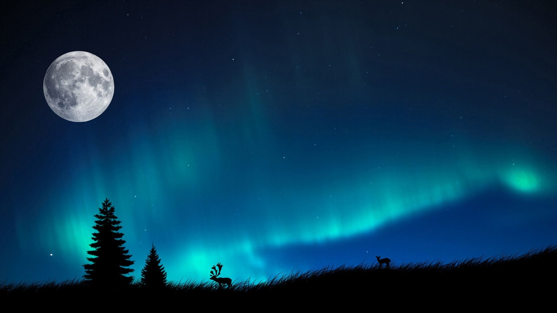 1920x1080 Awesome Northern Lights Background Northern Lights Wallpapers