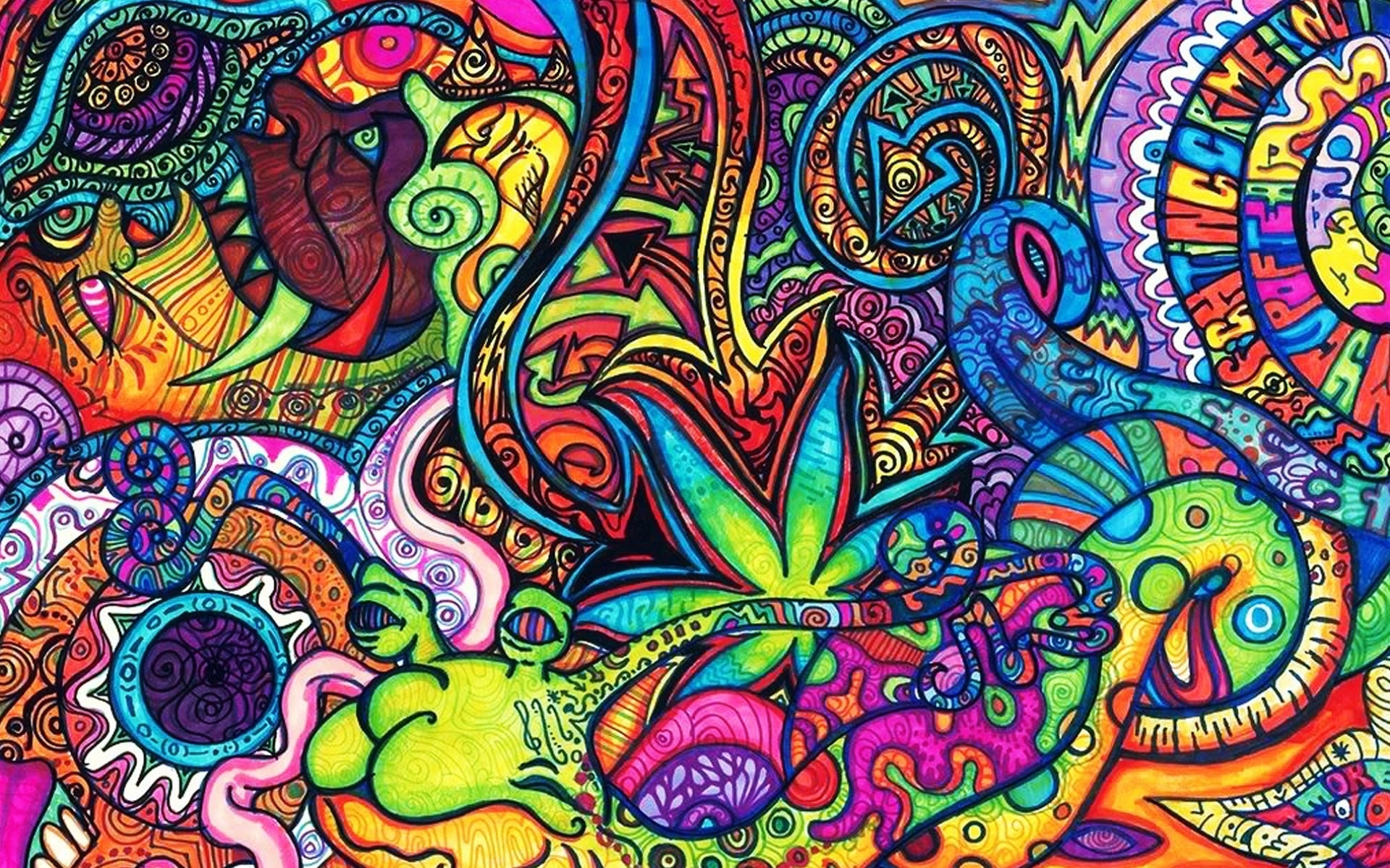 1920x1200 psychedelic wallpaper for desktop background by Tavon Backer (2017-03-17)