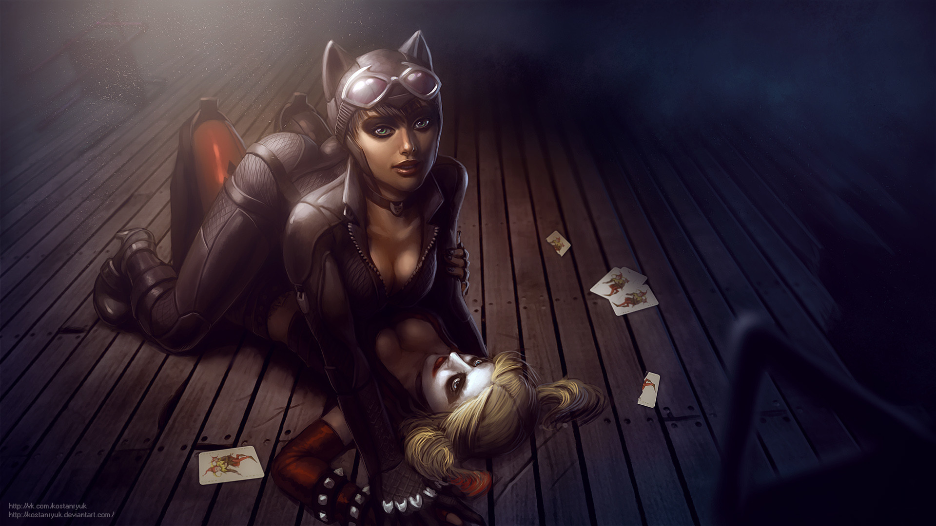 1920x1080 Video Game - Injustice: Gods Among Us Catwoman Harley Quinn Wallpaper