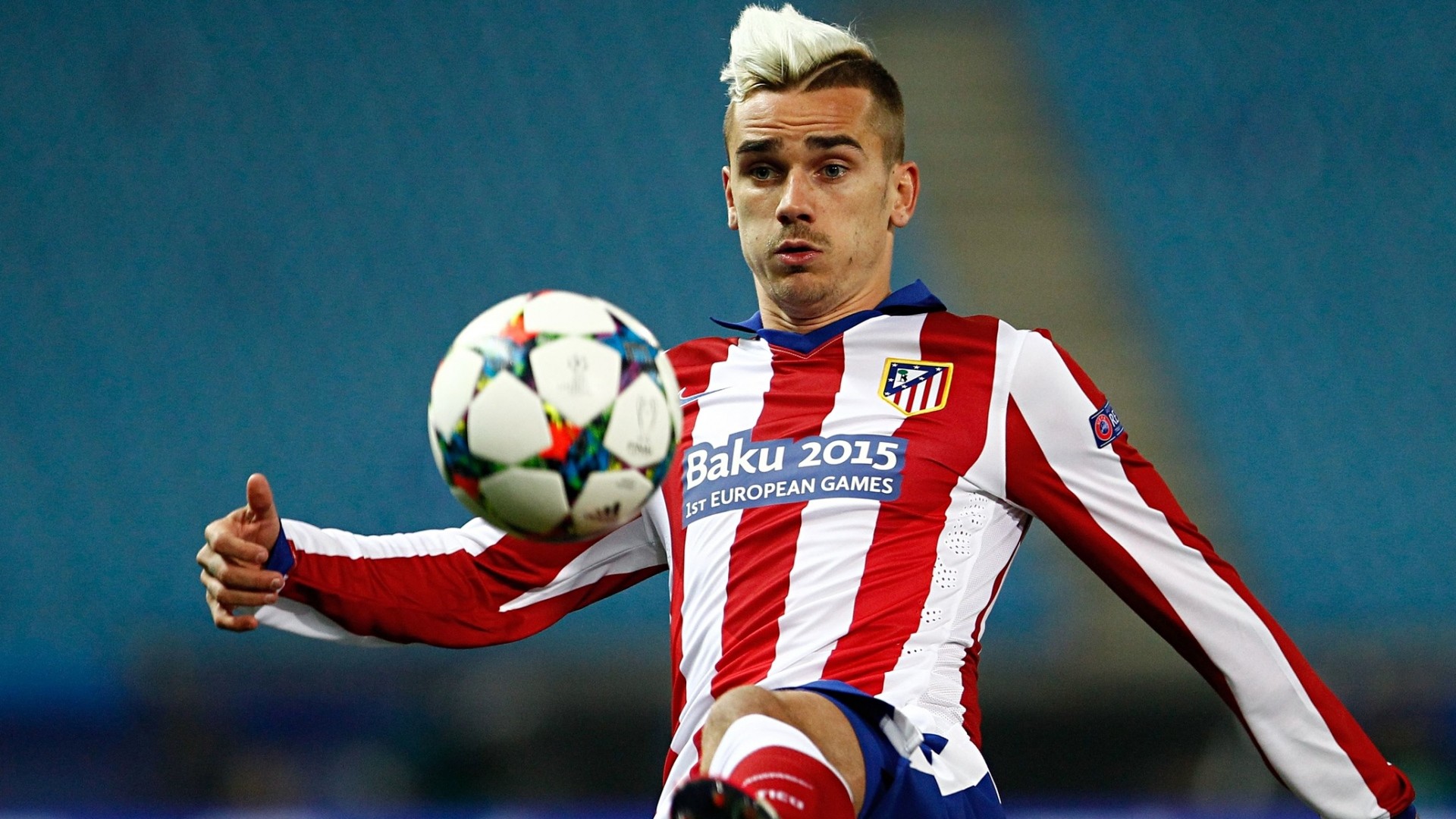 1920x1080 Preview wallpaper antoine griezmann, football player, atletico madrid,  uefa, galatasaray 