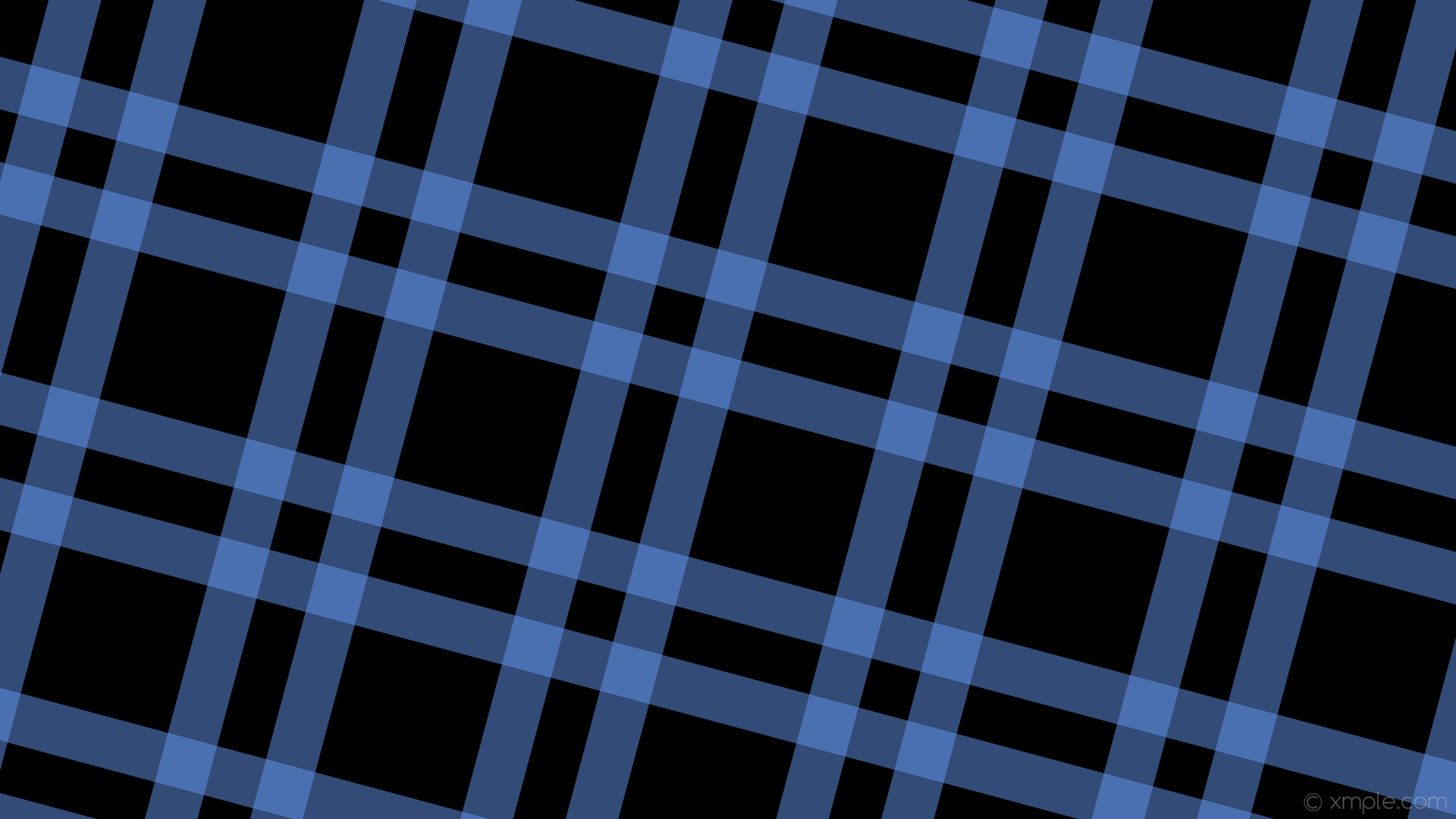 1920x1080 wallpaper dual blue striped gingham black cornflower blue #000000 #6495ed  165Â° 67px