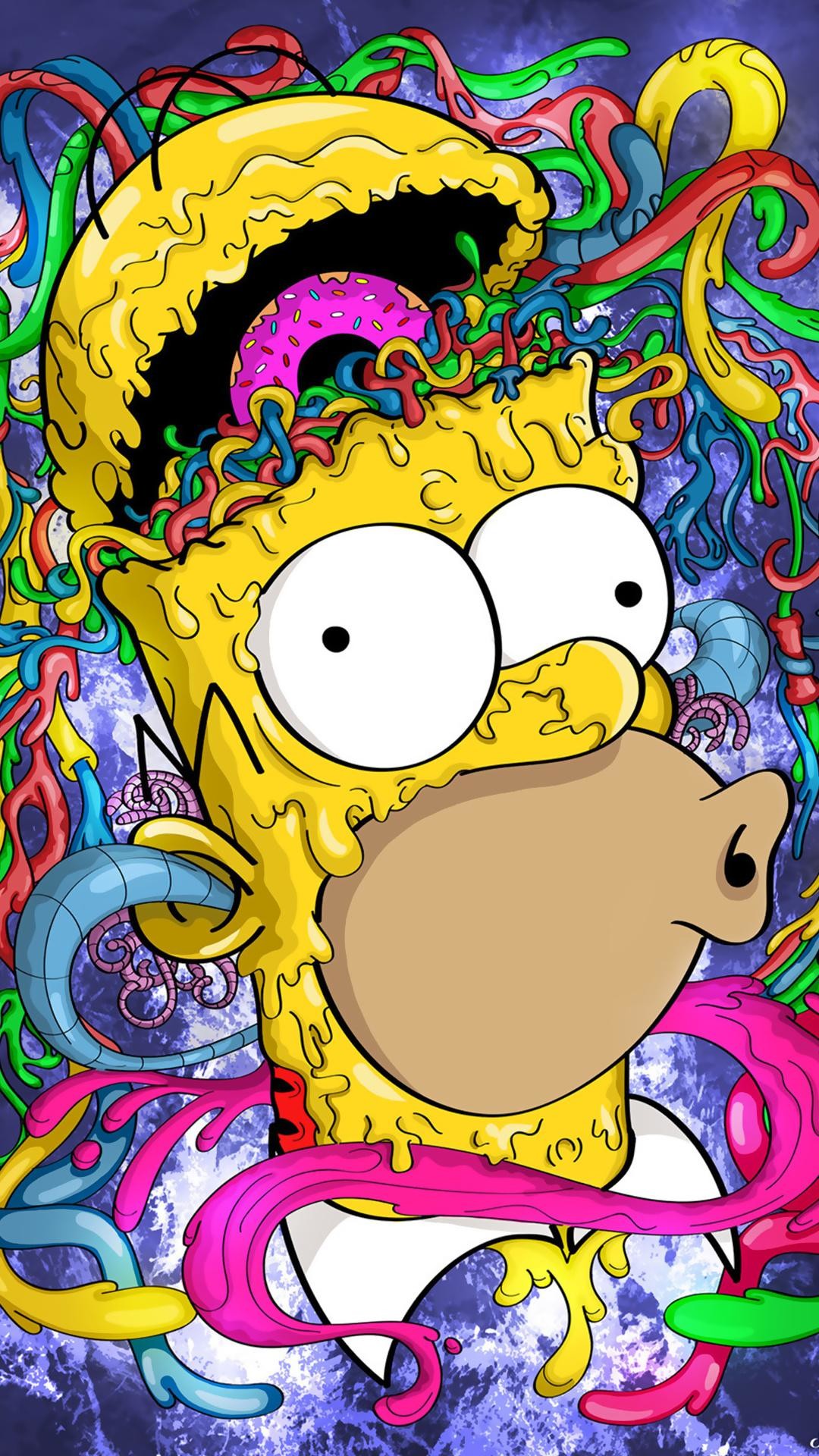 1080x1920 Homer Simpson - Wallpaper HD