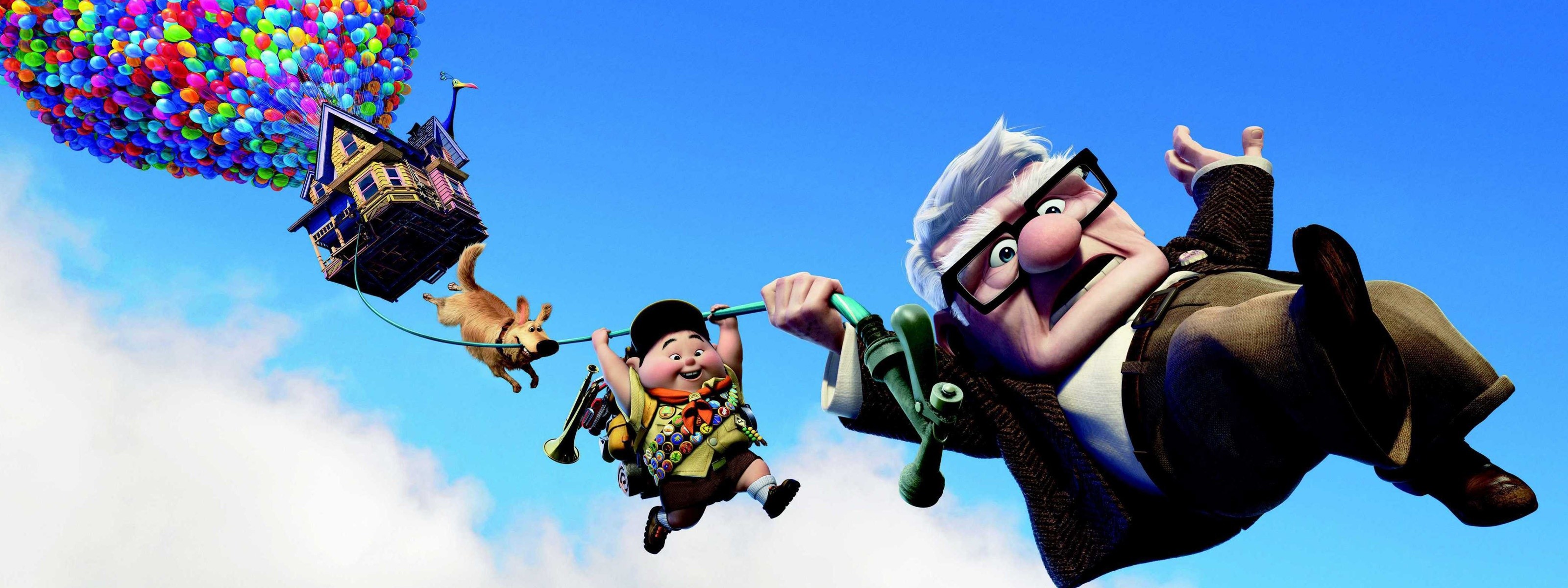 3200x1200 Pixar's UP Dual Monitor HD Wallpapers