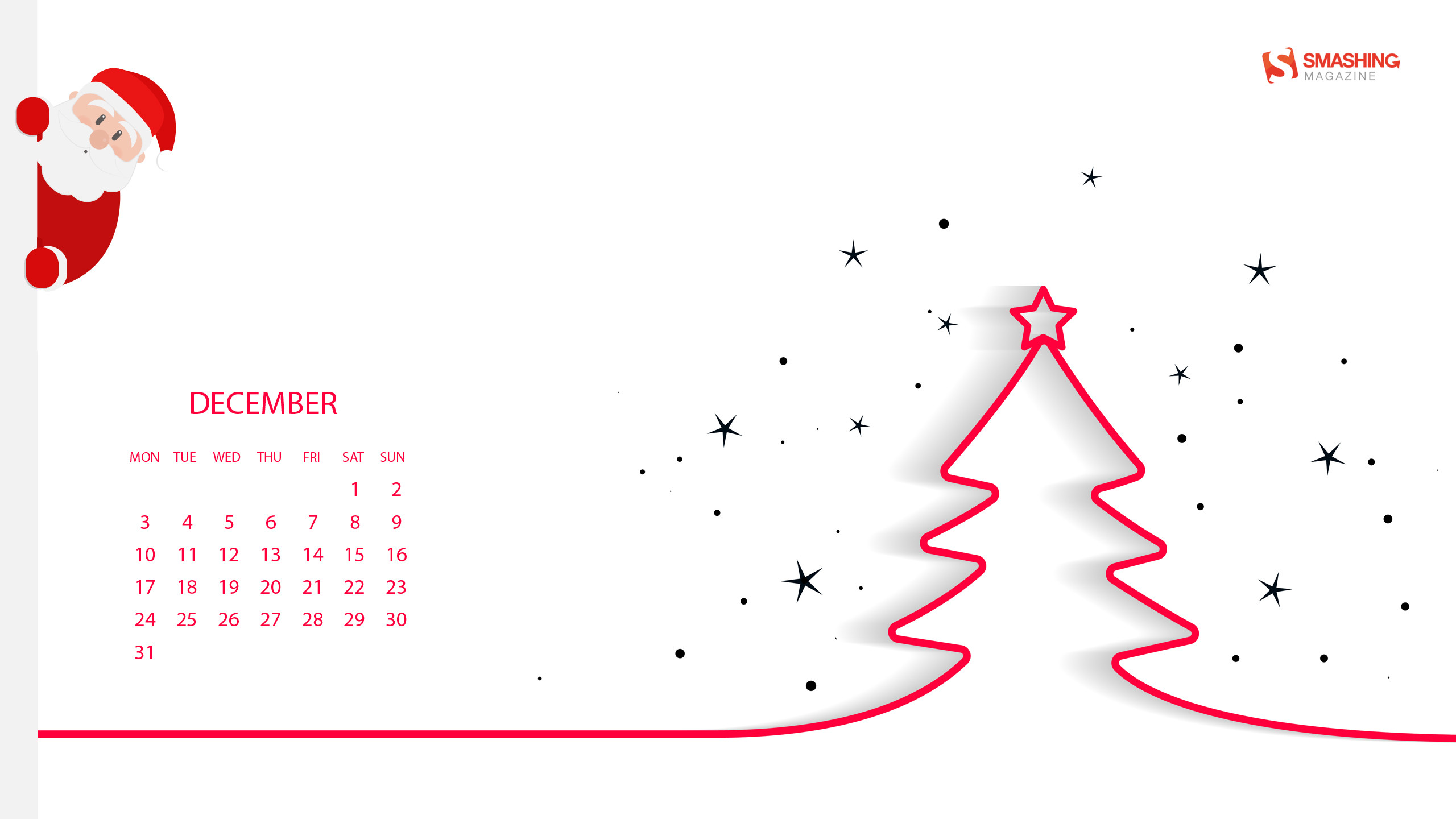 2560x1440 December 2018 Calendar Wallpaper A December To Remember 