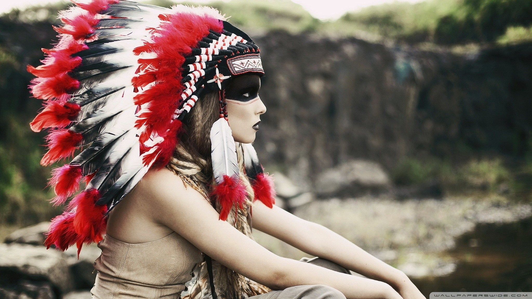 2048x1152 ... native americans indian women walldevil ...