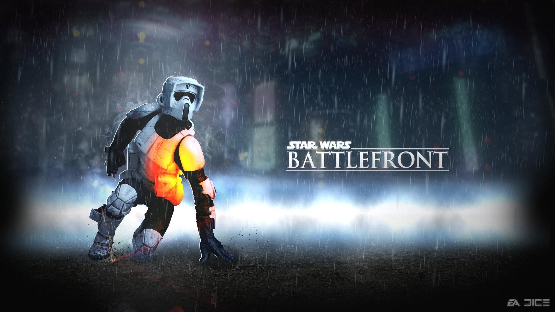 1920x1080  Star Wars Battlefront wallpaper I put together, in the style of  Battlefield.