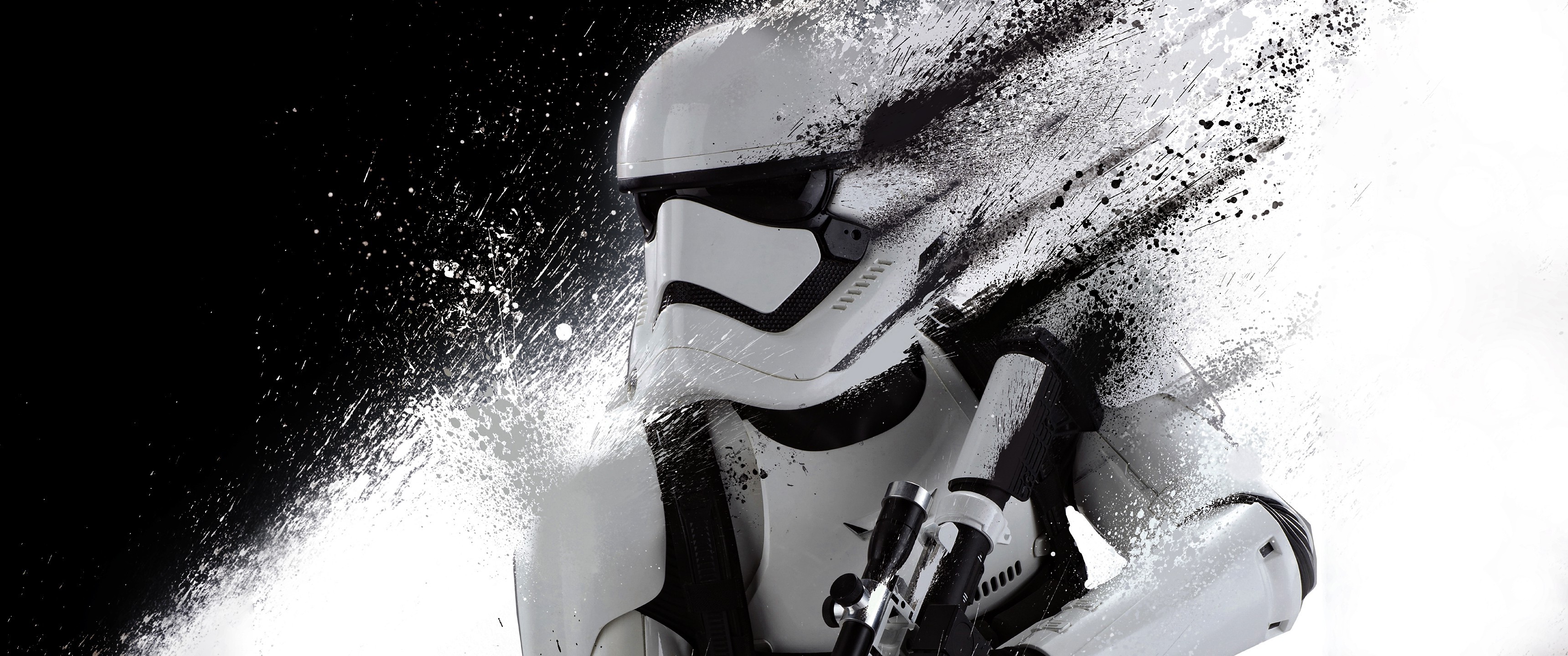 3440x1440 Star Wars, Multiple Display, Dual Monitors, Monochrome, Stormtrooper  Wallpapers HD / Desktop and Mobile Backgrounds