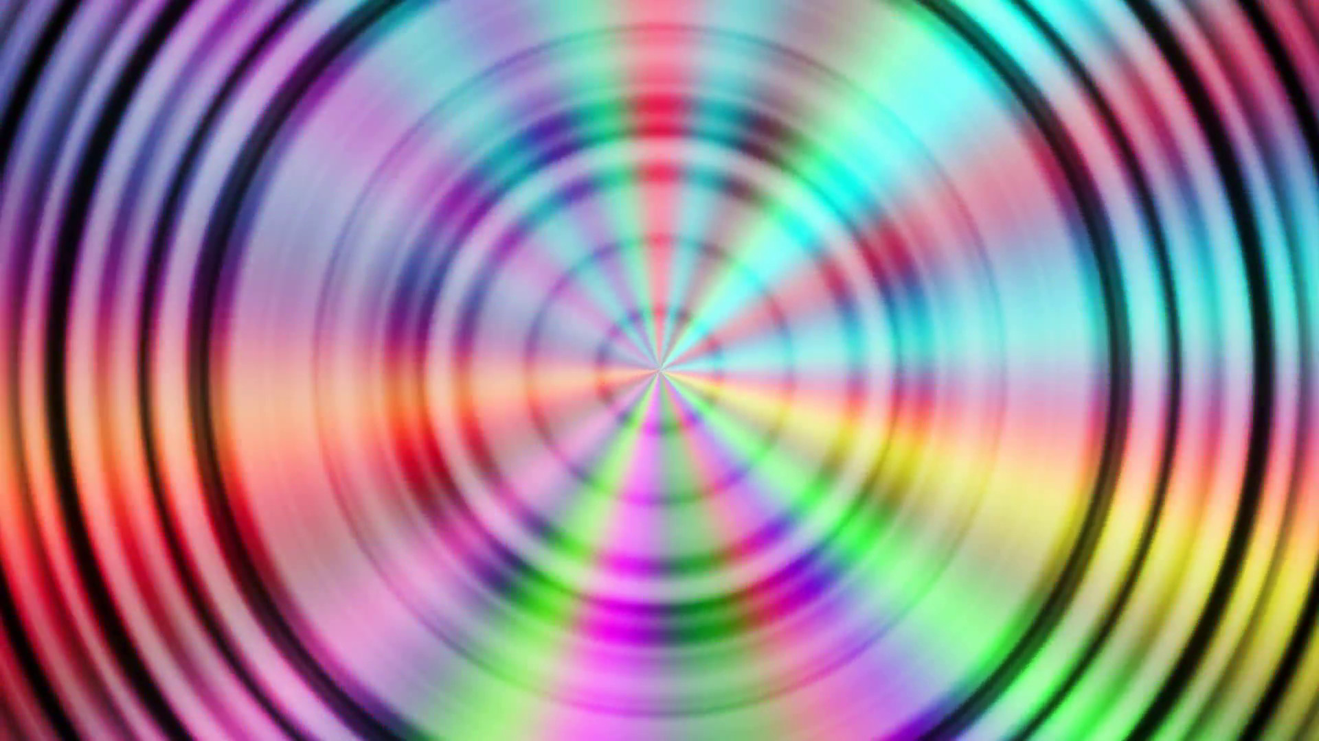 1920x1080 Background Material Wallpaper, Rainbow-colored Circle And Windmill .