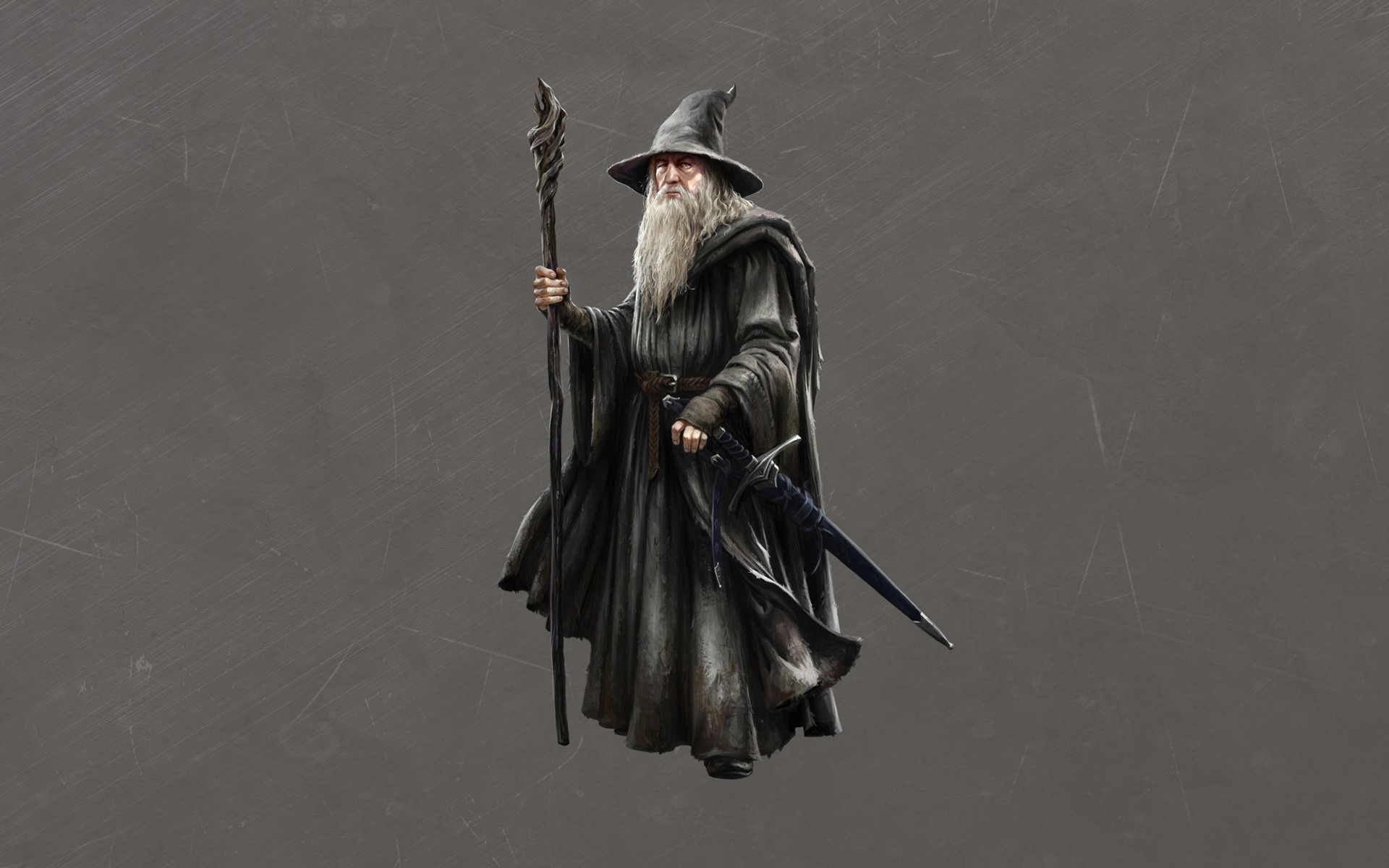 1920x1200 gandalf the lord of the rings artwork wizard sword wallpaper and background