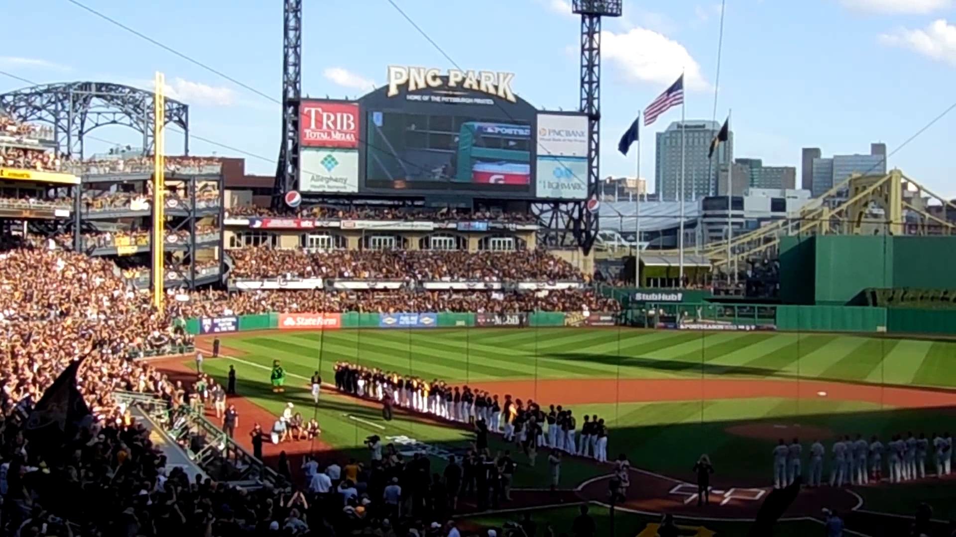 1920x1080 Player Introductions Game Three of NLDS at PNC Park