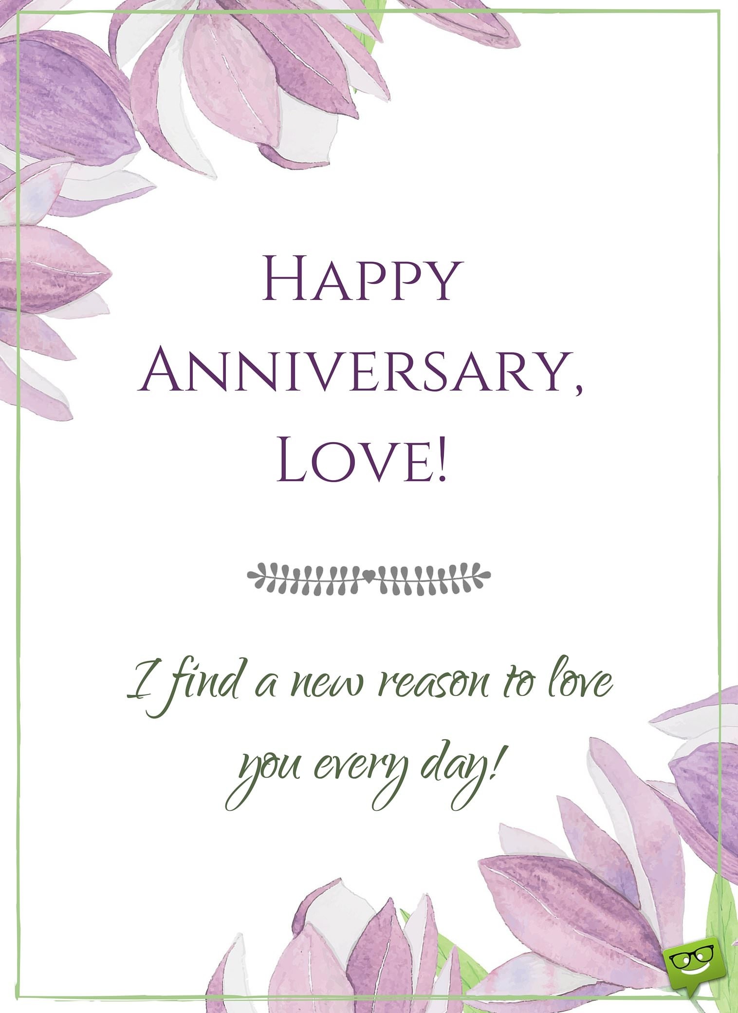 1516x2080 Happy Anniversary, Love! I find a new reason to love you every day.