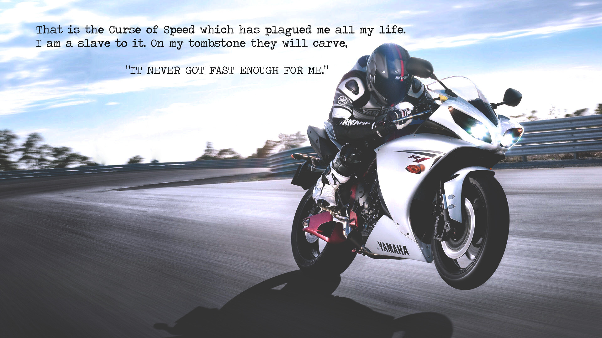 1920x1080 "That is the Curse of Speed which has plagued me all my life…" – Hunter S.  Thompson