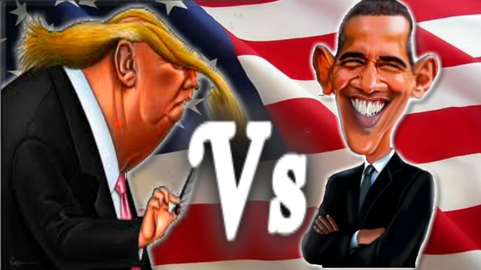 1920x1080 Barack Obama Vs Donald Trump (Parody) 2016 FT MegabirdCrazy | funny trump  videos - YouTube