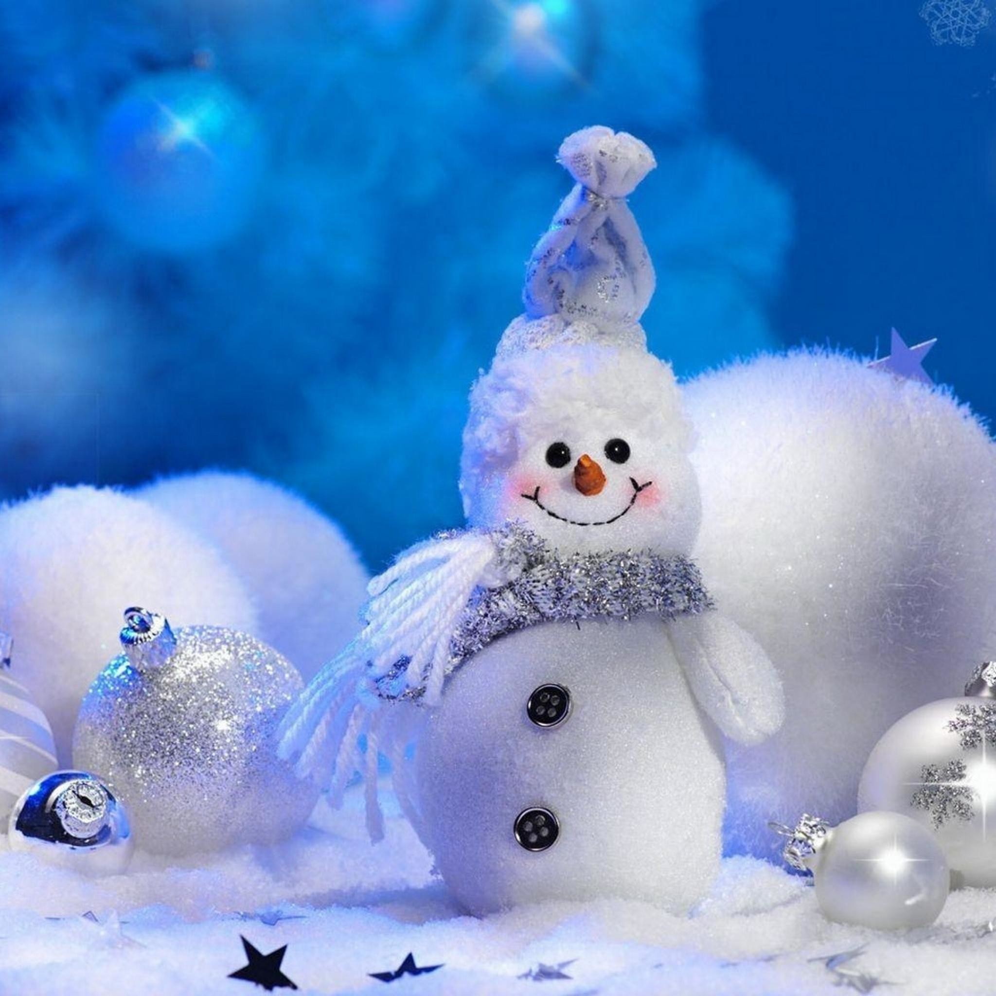 2048x2048 snowman | Stunning iPad Retina Snowman Wallpapers - The New iPad Blog