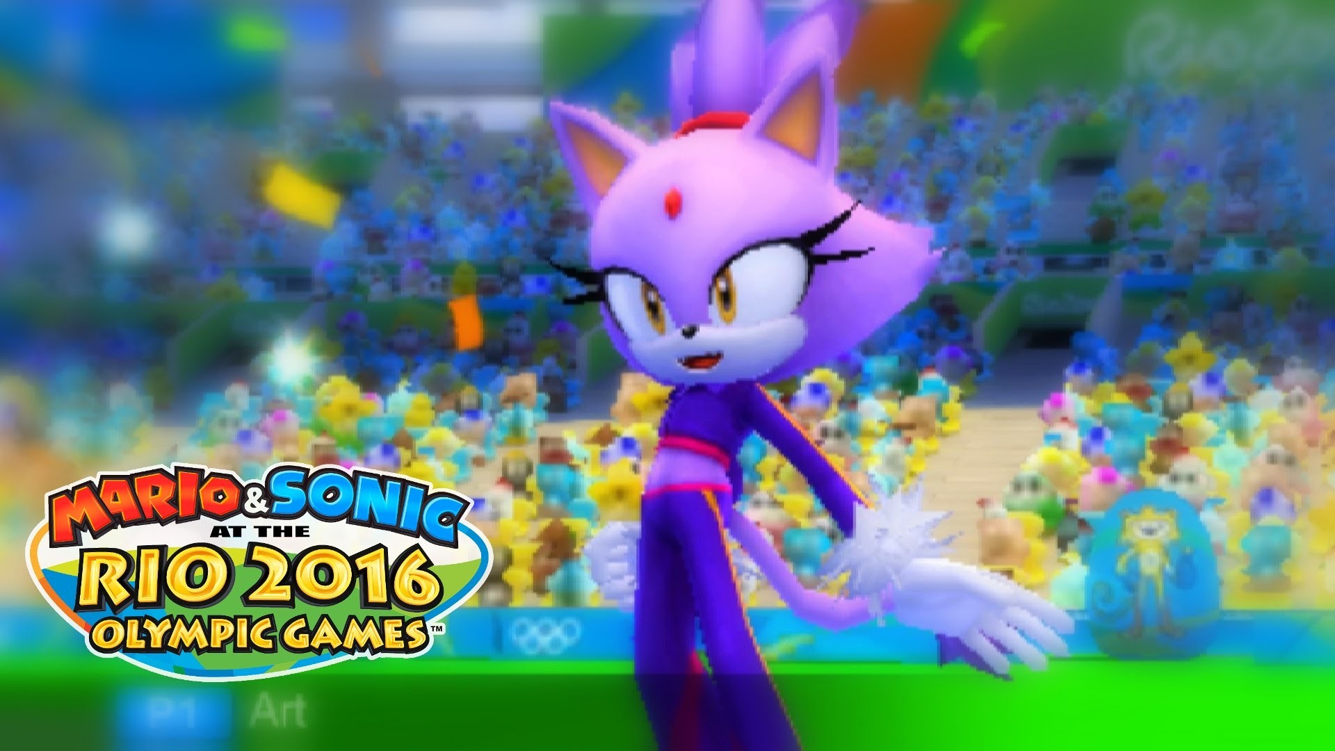 1920x1080 Mario and Sonic at the Rio 2016 Olympic Games - Blaze - Rhythmic Gymnastics  - YouTube