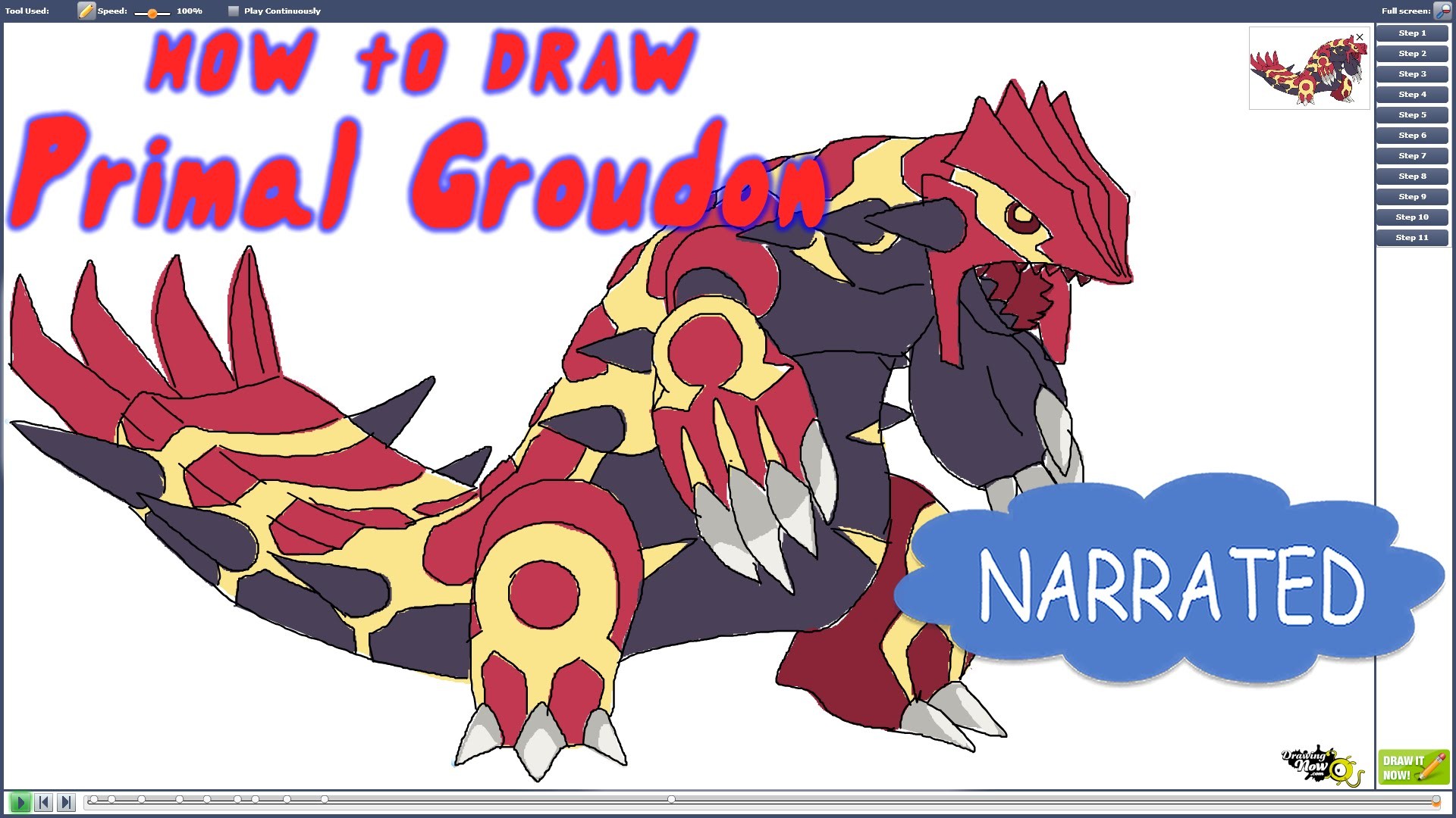 1920x1080  How To Draw Primal Groudon From Pokemon