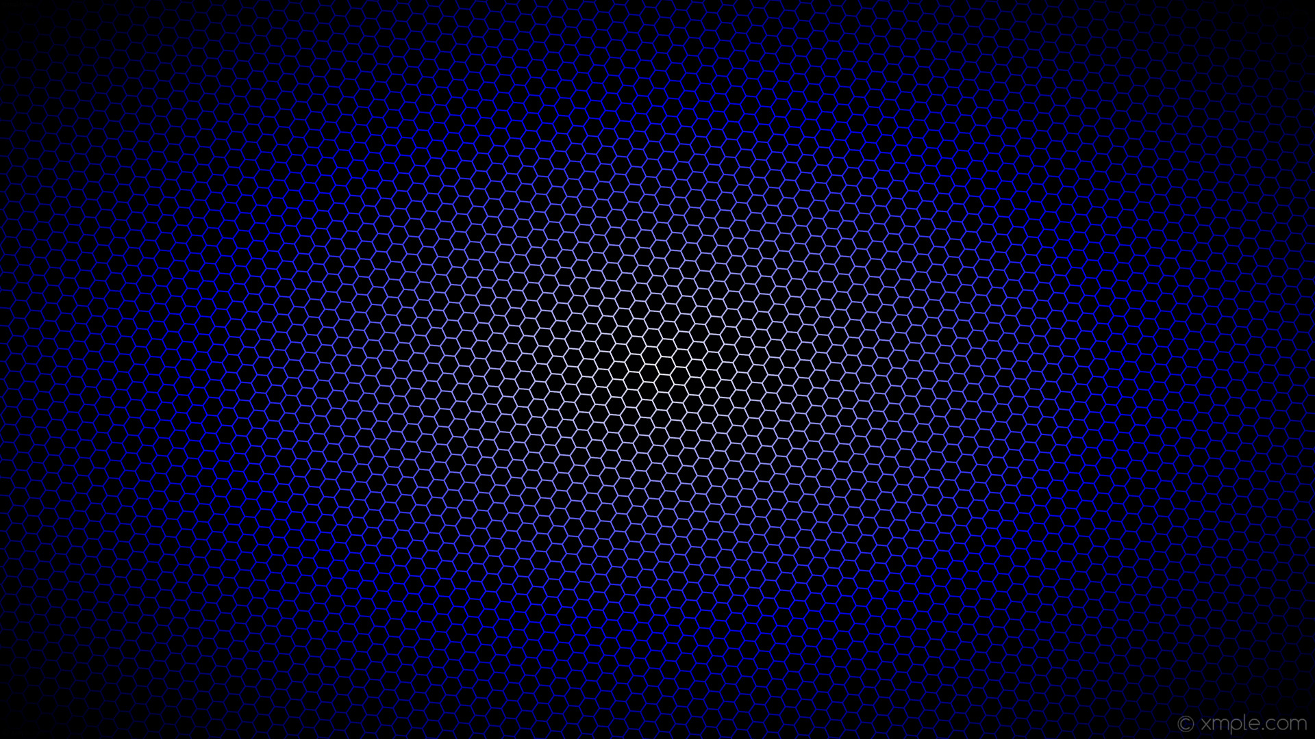 1920x1080 wallpaper blue hexagon glow white gradient black #000000 #ffffff #0000ff  diagonal 25Â°