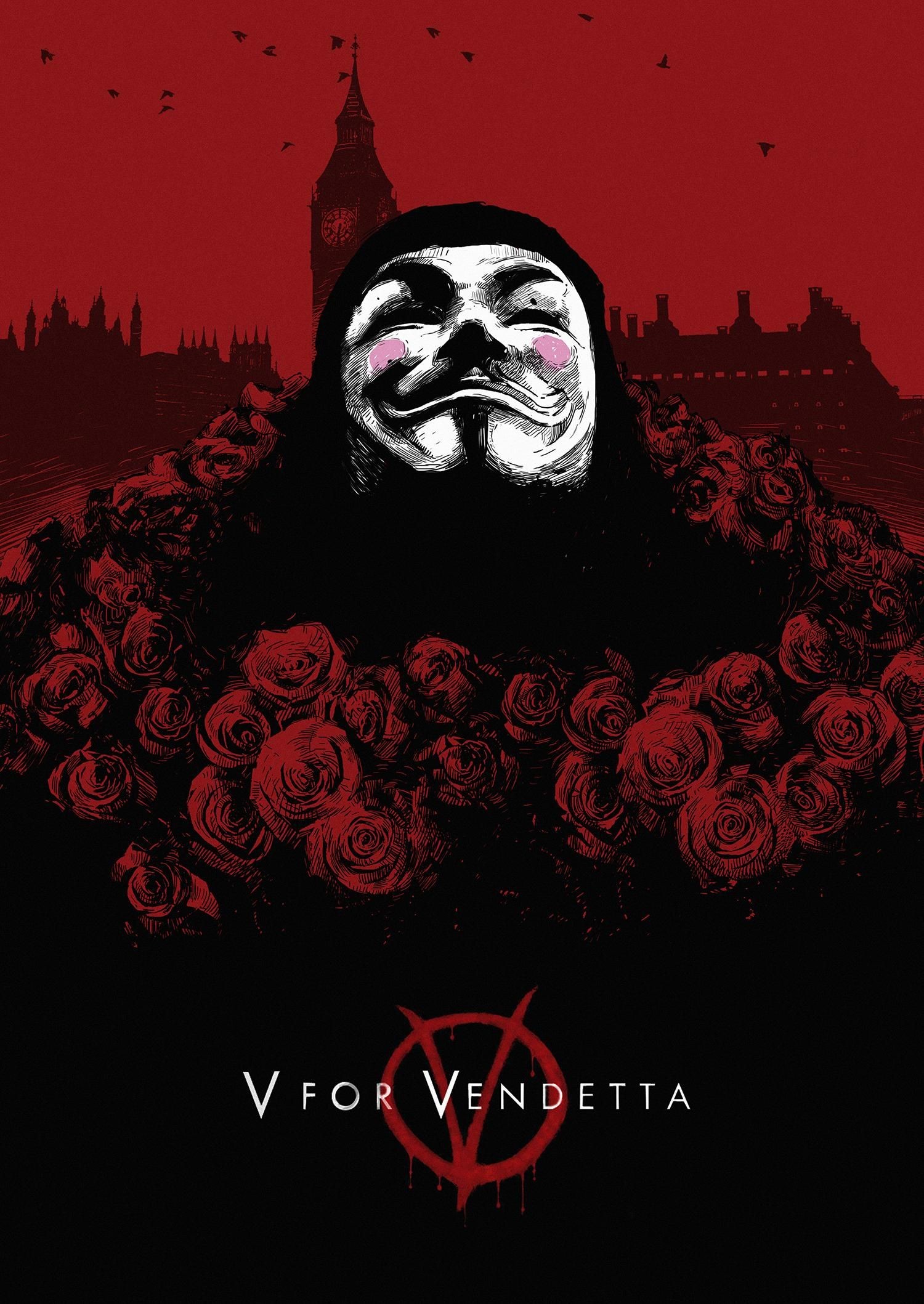 1500x2117 V for Vendetta (2005) HD Wallpaper From Gallsource.com