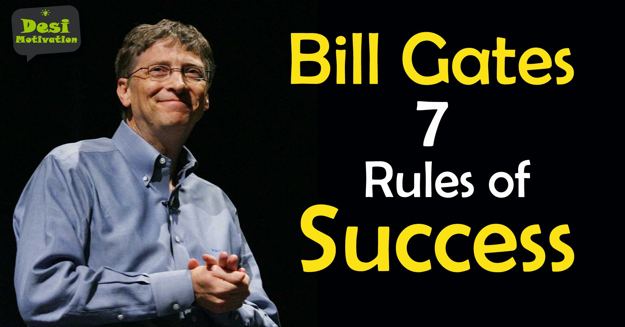 2100x1100 ... Wallpaper Cave Â· Bill Gates Motivational Images For Students Hindi Bill  Gates 7 Rules Of Success | Microsoft Founder ...