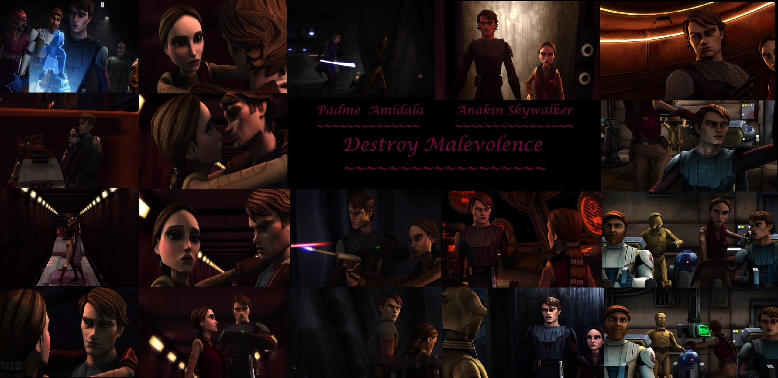 2560x1245 Clone Wars Anakin and PadmÃ© images Destroy Malevolence HD wallpaper and  background photos