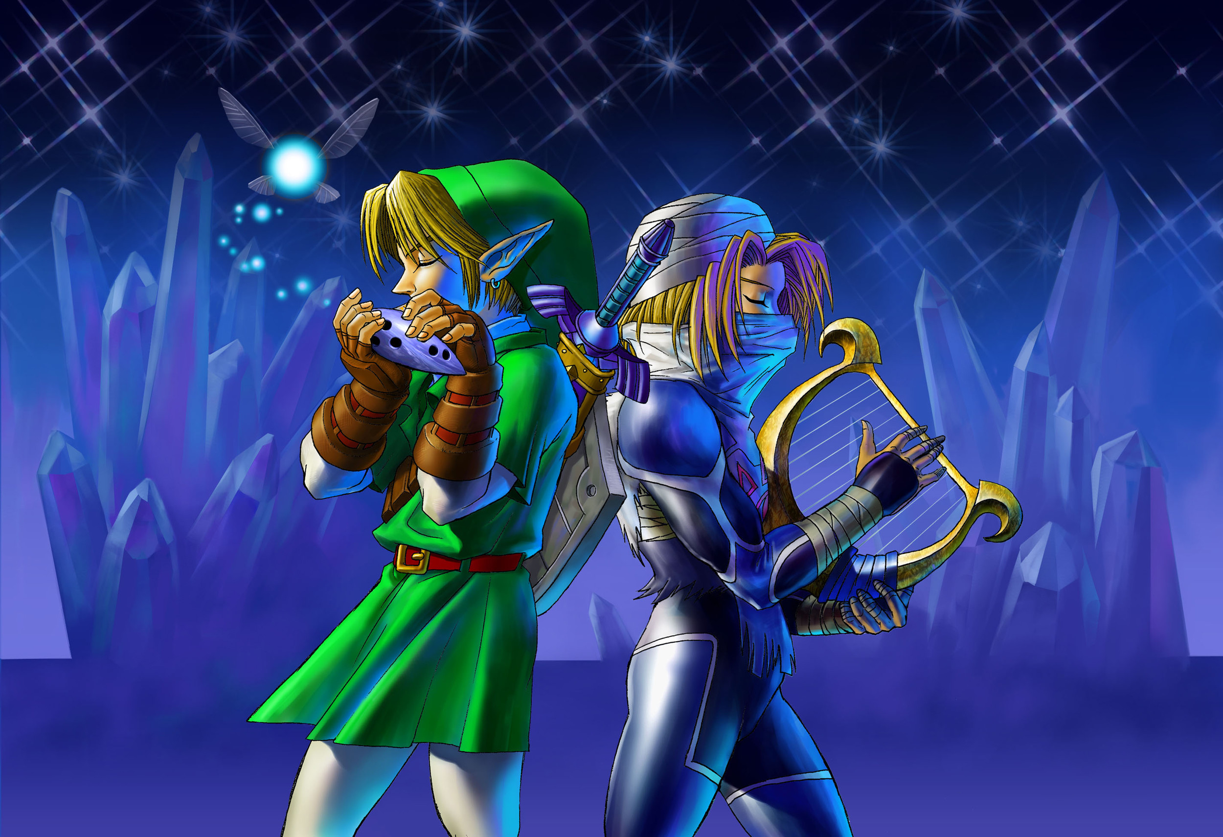 2500x1711 Download Zelda Ocarina of Time 3D Artwork Wallpaper HD & Widescreen The  Legend of Zelda Adventure