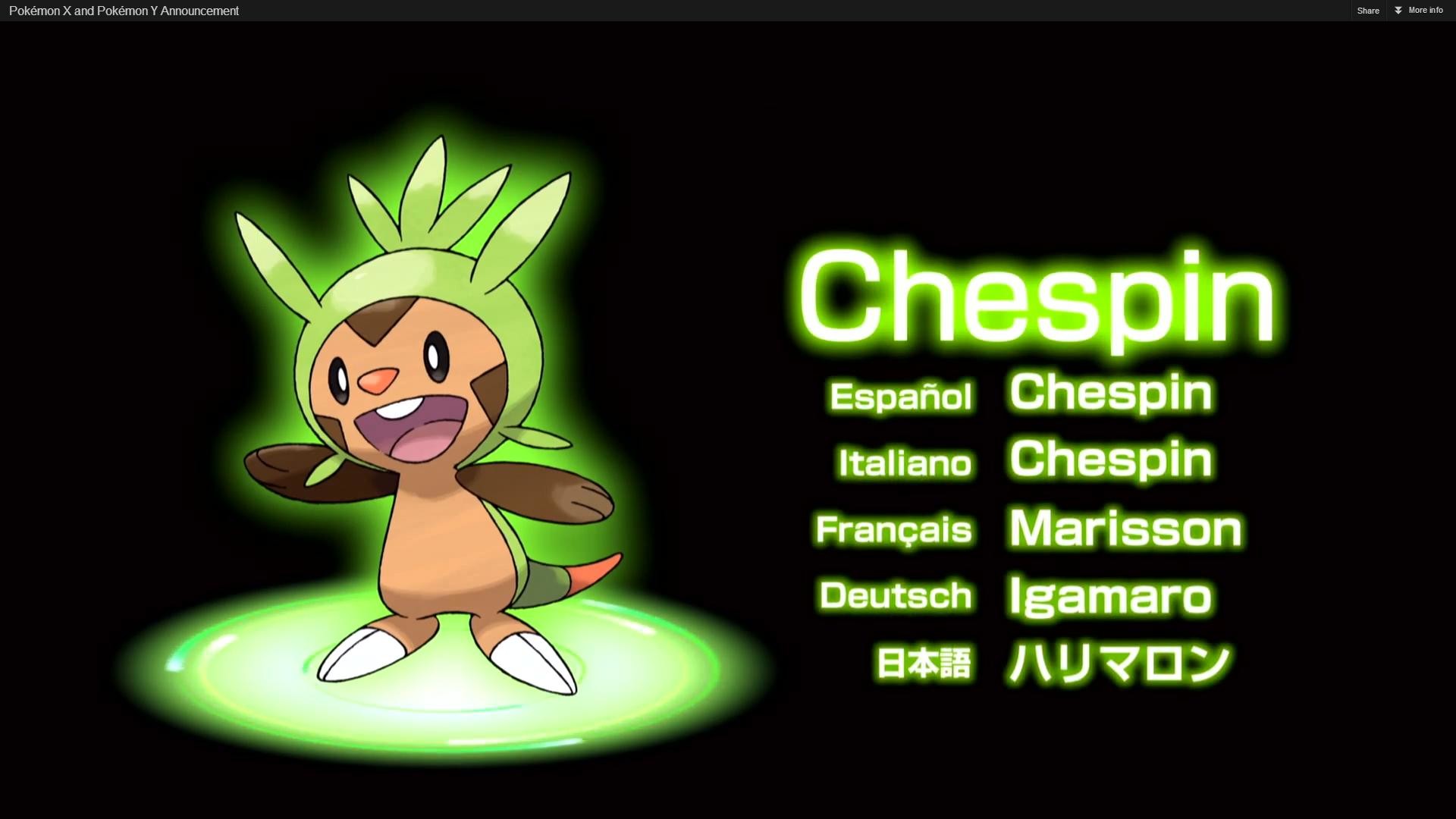 1920x1080 Chespin the Grass Starter