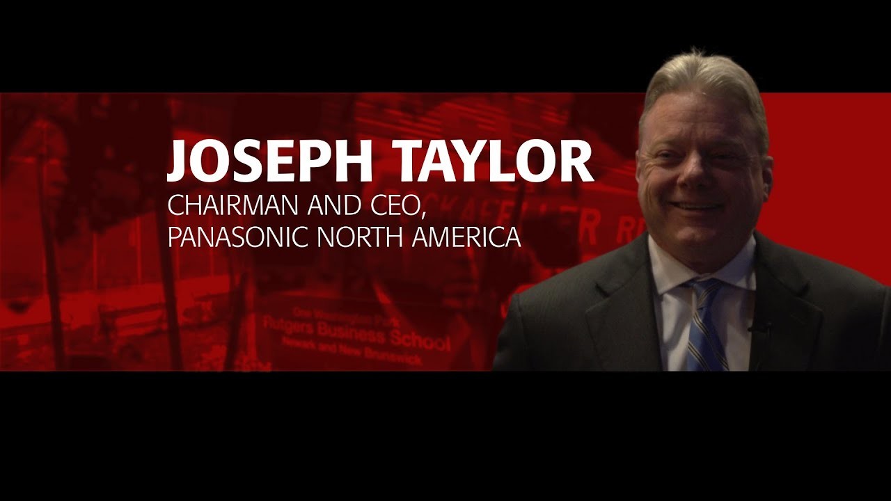 1920x1080 CEO Joe Taylor of Panasonic North America at Rutgers Business School