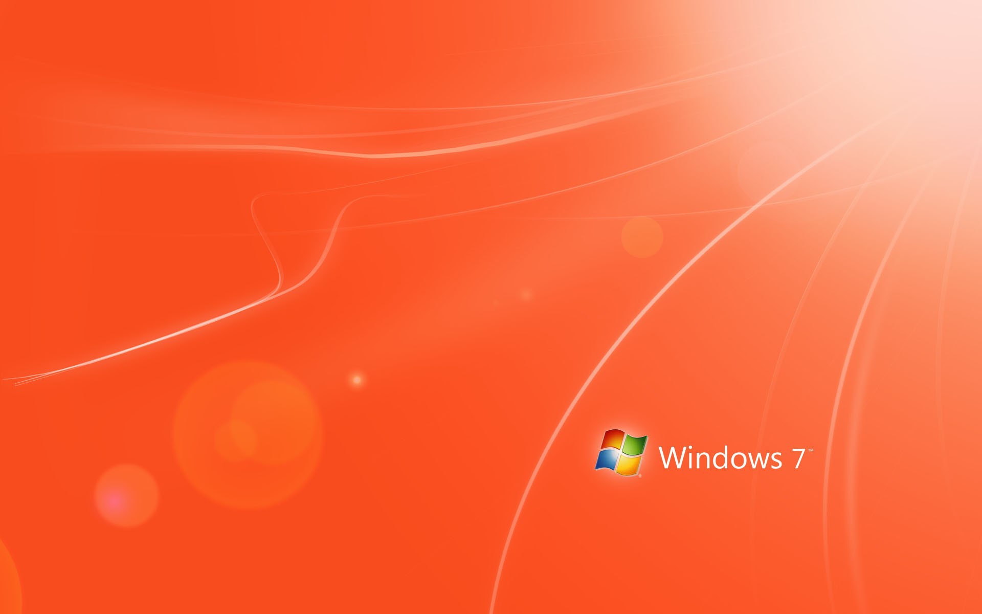 1920x1200 Orange Windows 7 WallPaper HD - http://imashon.com/brands-