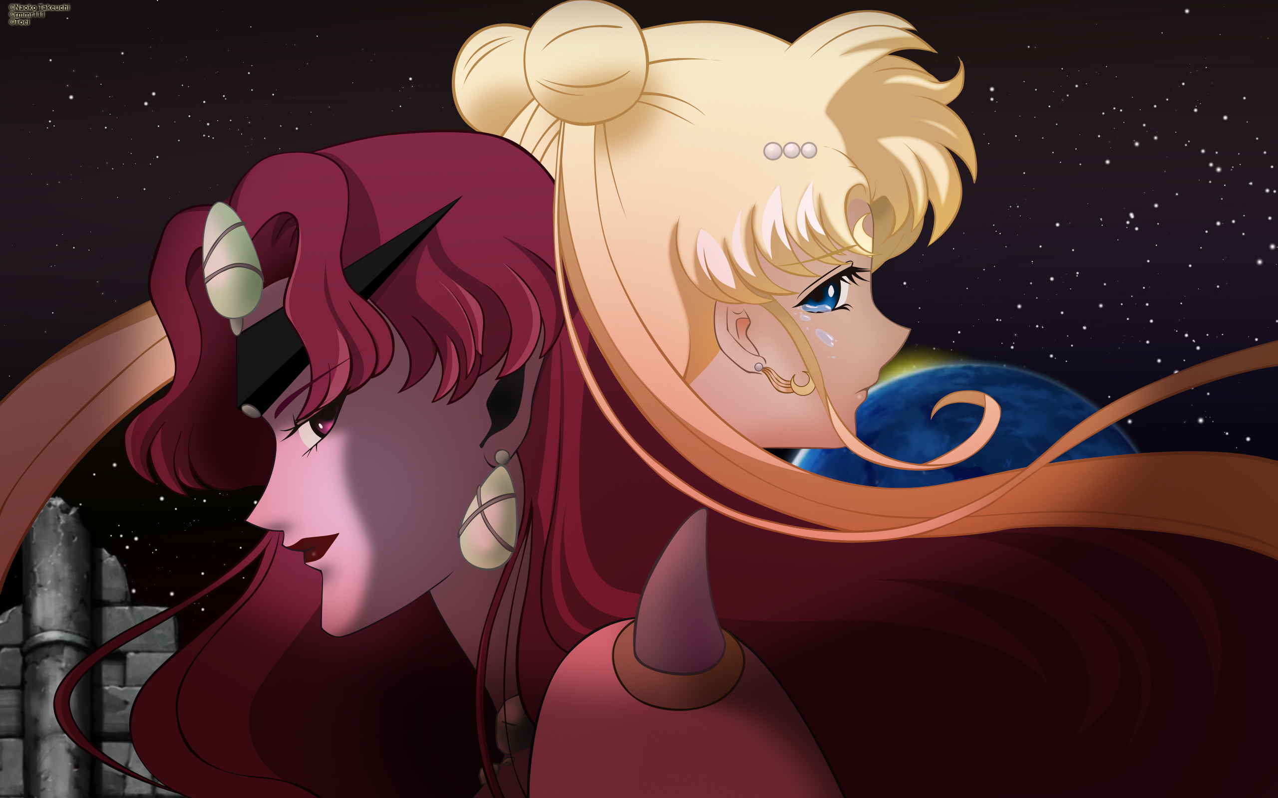 2560x1600 Toei Animation, Bishoujo Senshi Sailor Moon, Princess Serenity, Queen Beryl  Wallpaper