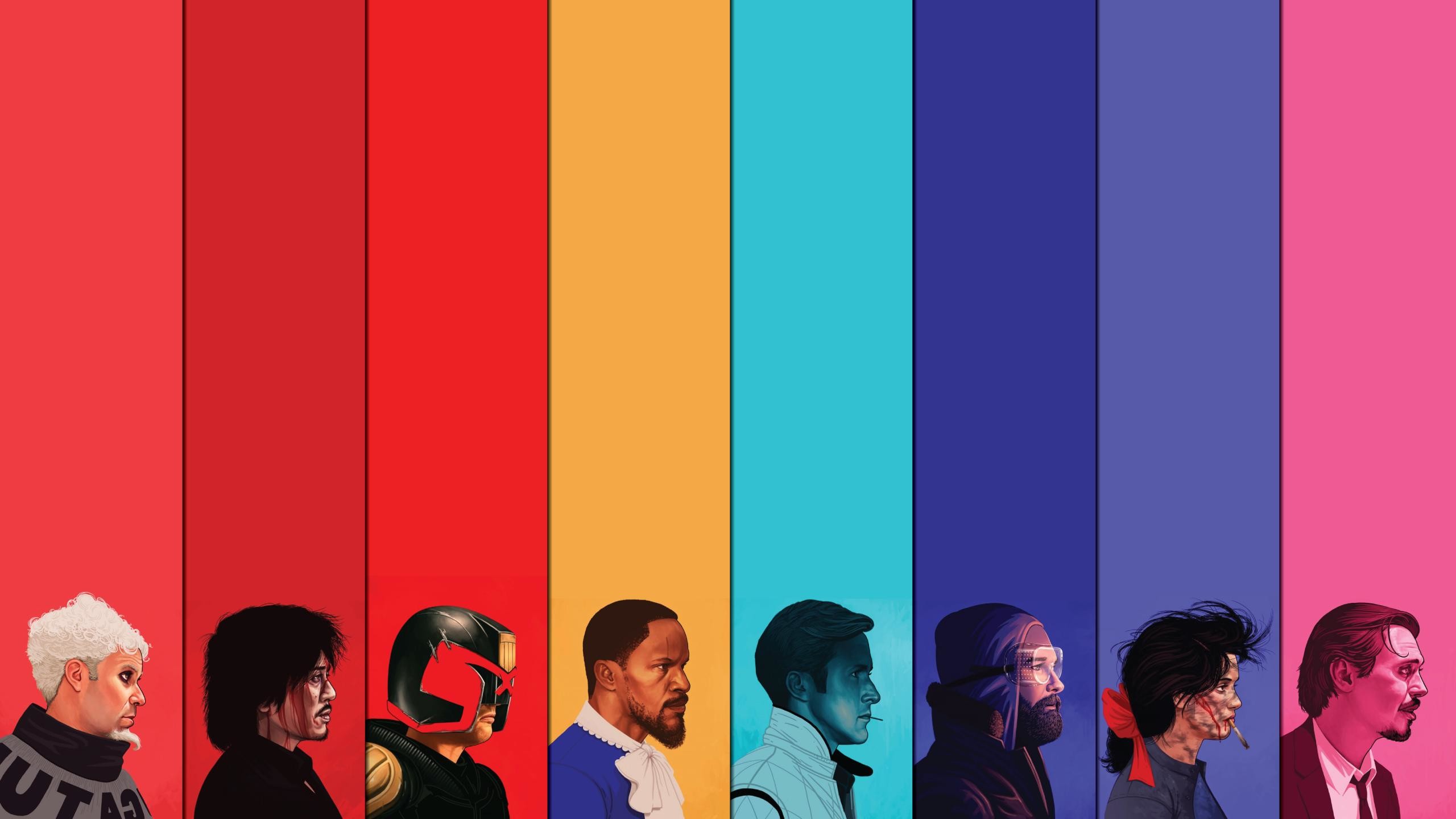 2560x1440 Wallpaper based on Mike Mitchell's Movie Portraits [] ...