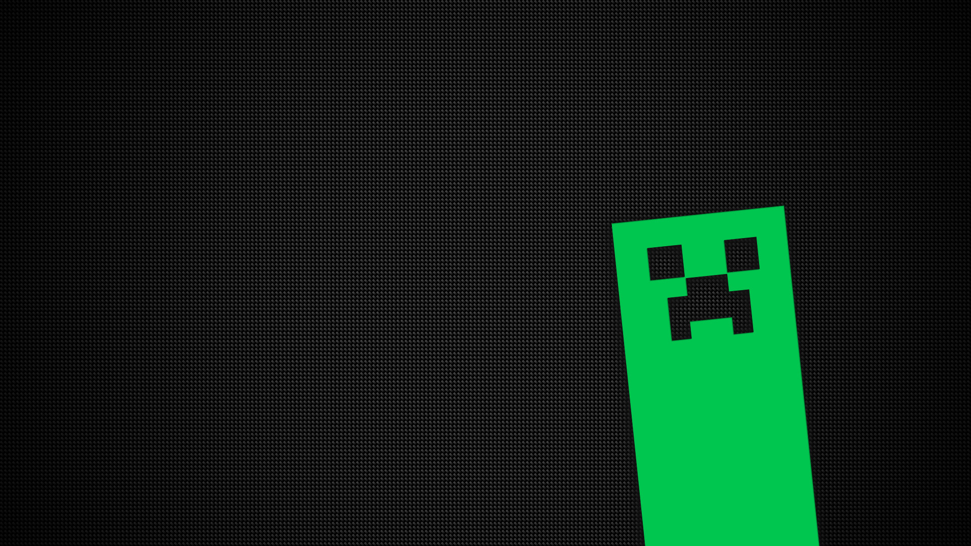 1920x1080 Creeper Face Minecraft Desktop Background