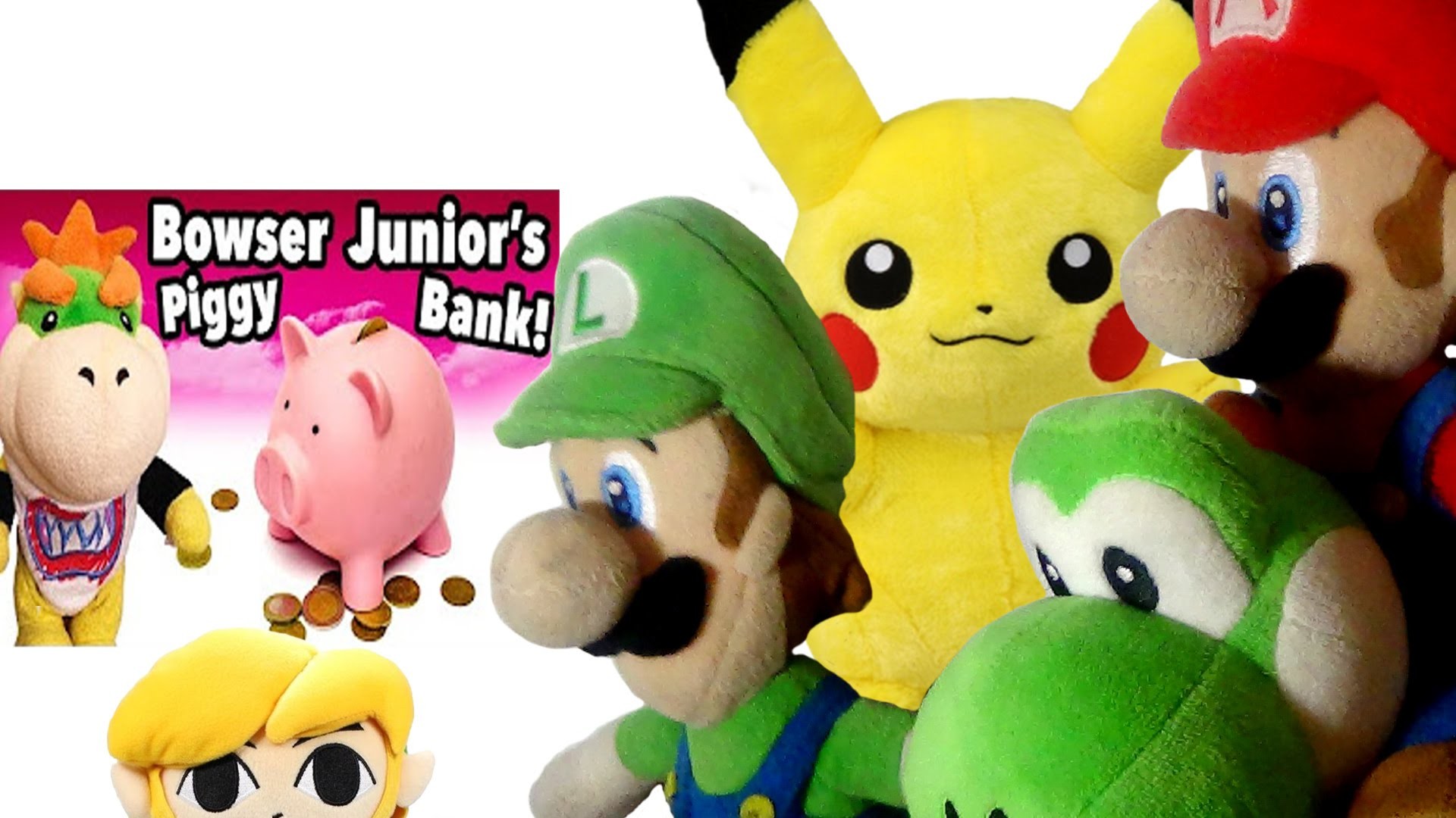 1920x1080 SML Movie: Bowser Junior's Piggy Bank! Mario And Luigi's Reaction (SG:  Pikachu, Yoshi And Link) - YouTube