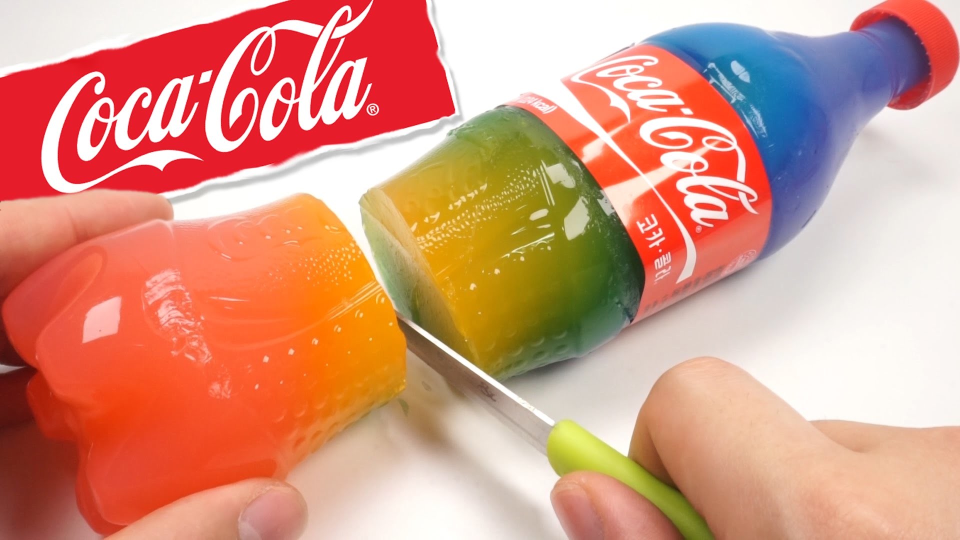 1920x1080 How To Make Rainbow Coca Cola Bottle Pudding Jelly DIY Cooking Surprise  Coke Jelly Recipe - YouTube