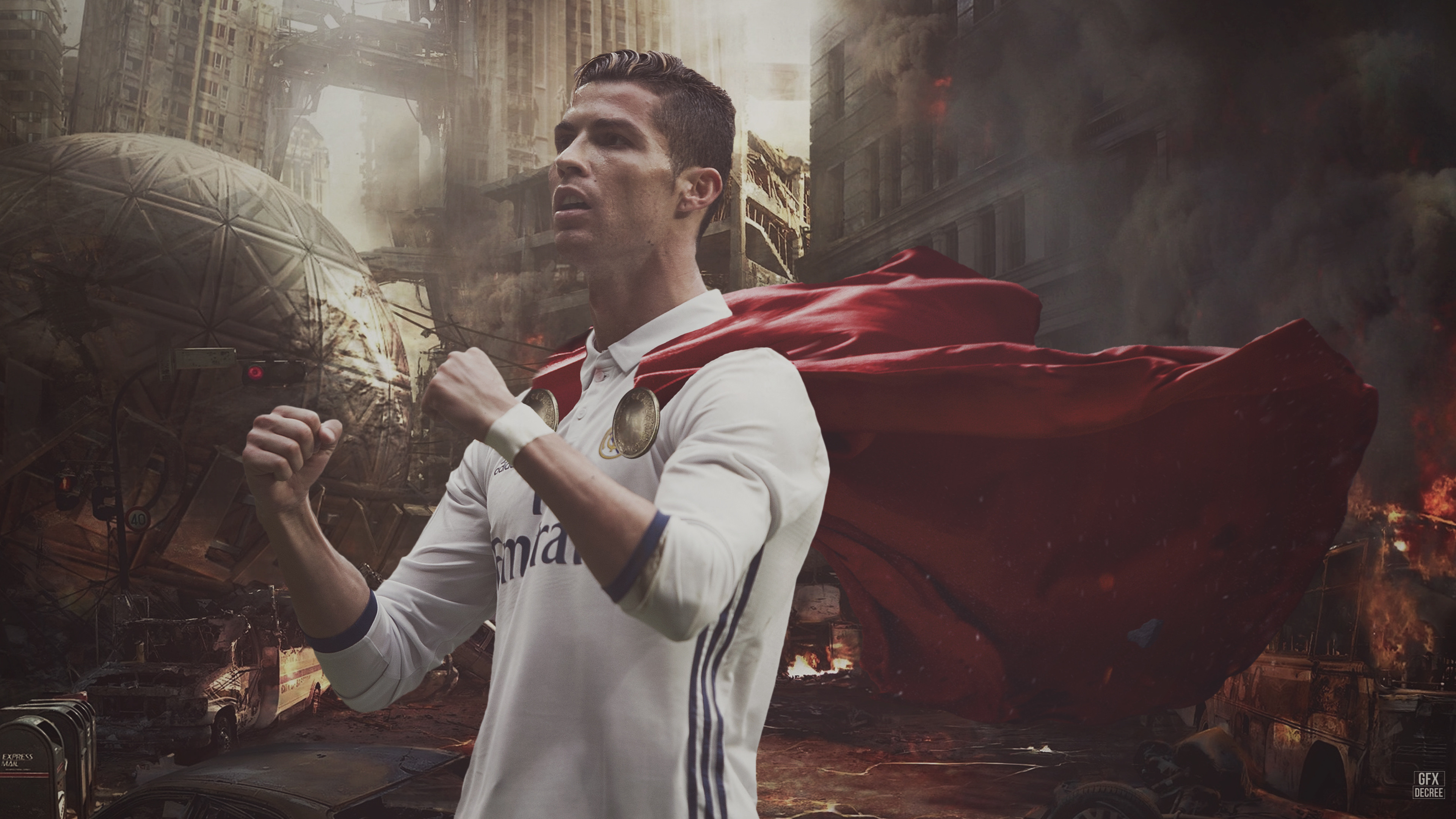 3840x2160 Cristiano Ronaldo, Portugal, Real Madrid, 4K