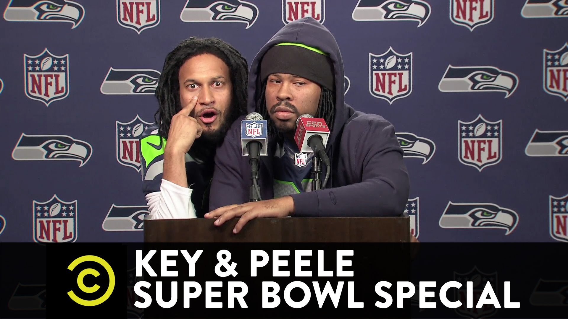 1920x1080 Key & Peele Super Bowl Special - Marshawn Lynch and Richard Sherman's Joint  Press Conference - YouTube
