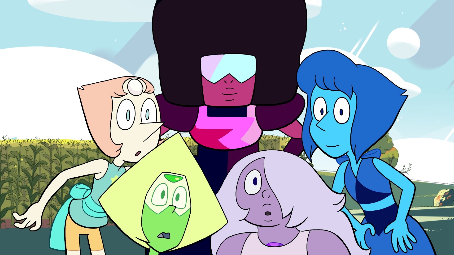 1920x1080 It's always nice to see a happy picture of all the Earth Gems together.