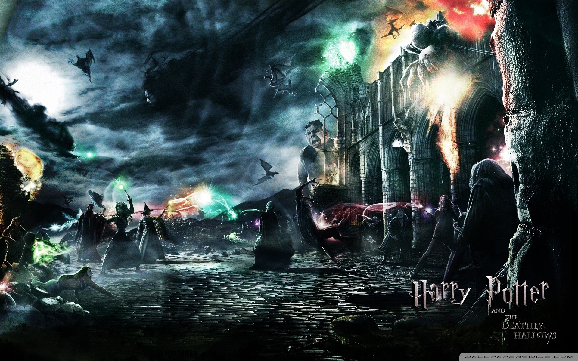 1920x1200 harry potter harry potter and the deathly hallows voldemort hogwarts .
