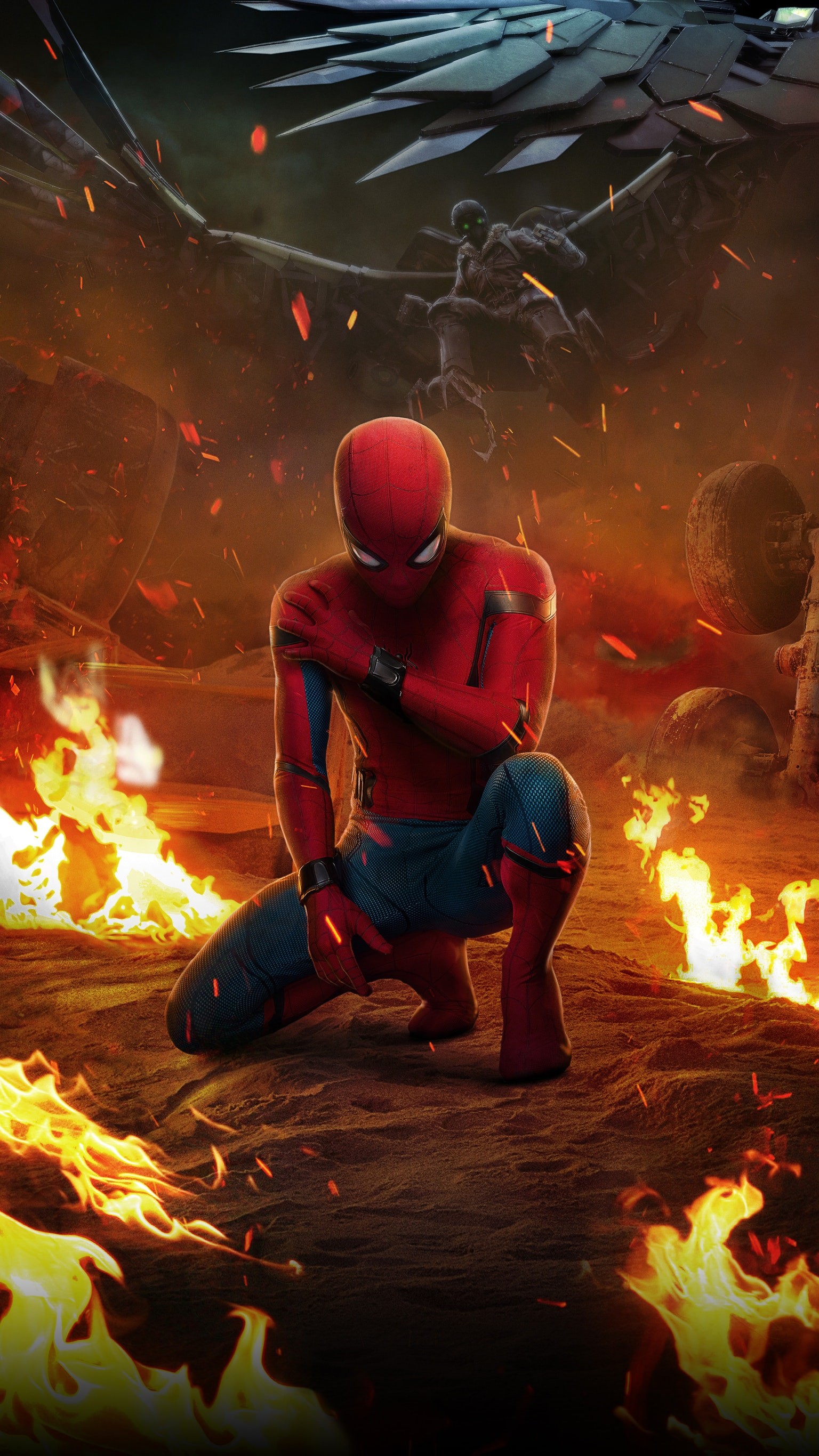 1536x2732 Wallpaper for "Spider-Man: Homecoming" ...