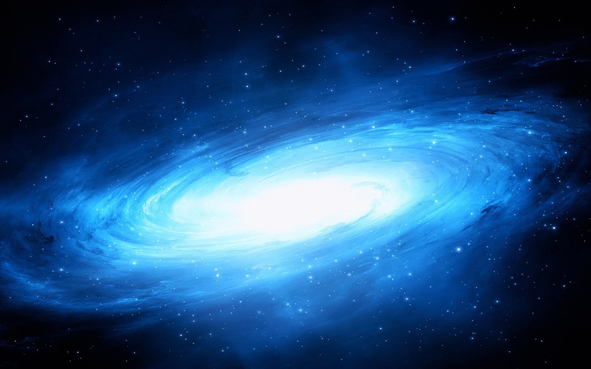 1920x1200 Blue Space Galaxy - Wanna see more similiar images look at  backgroundimages.biz Cool Blue