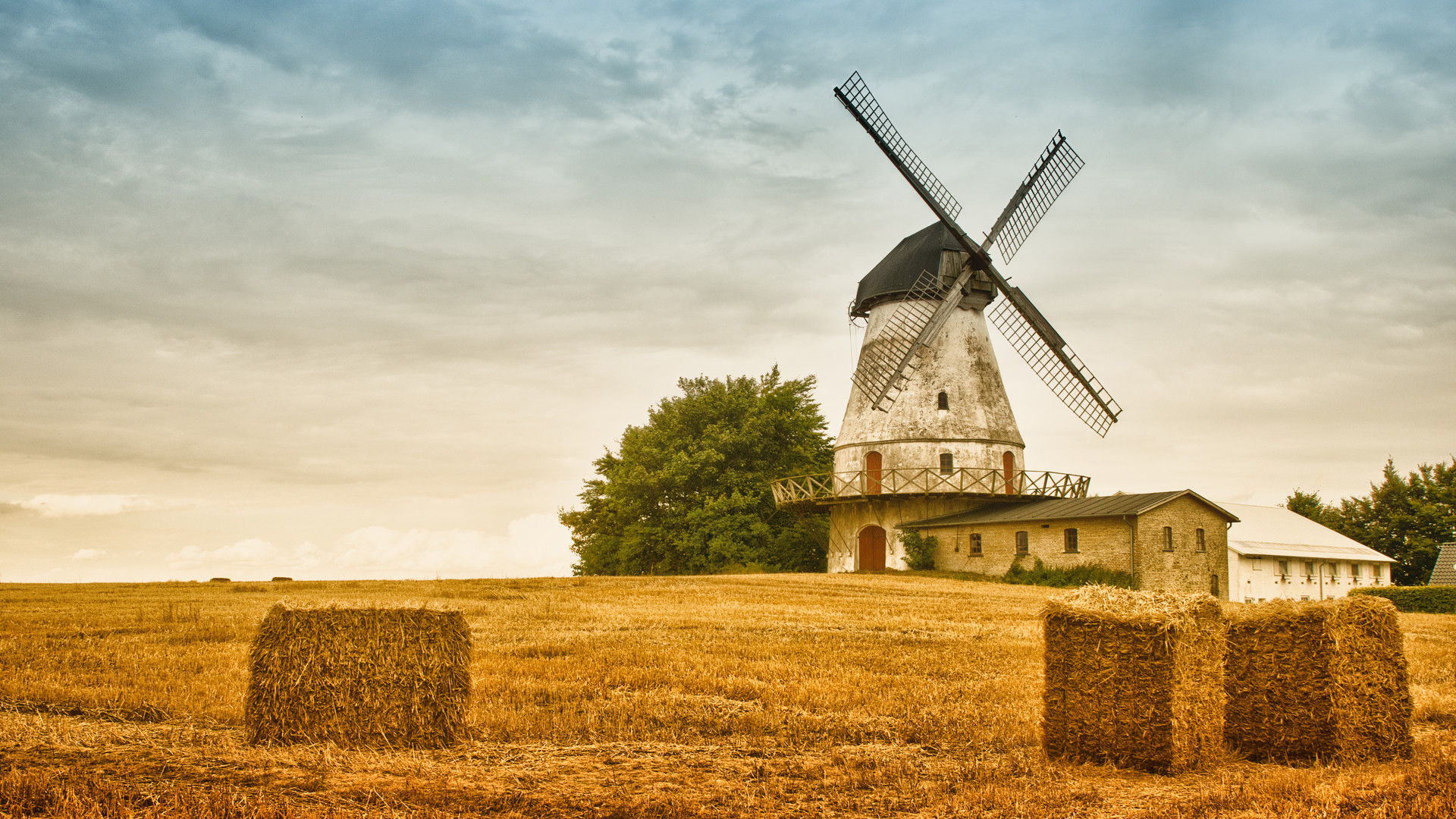 1920x1080 Dutch Windmill