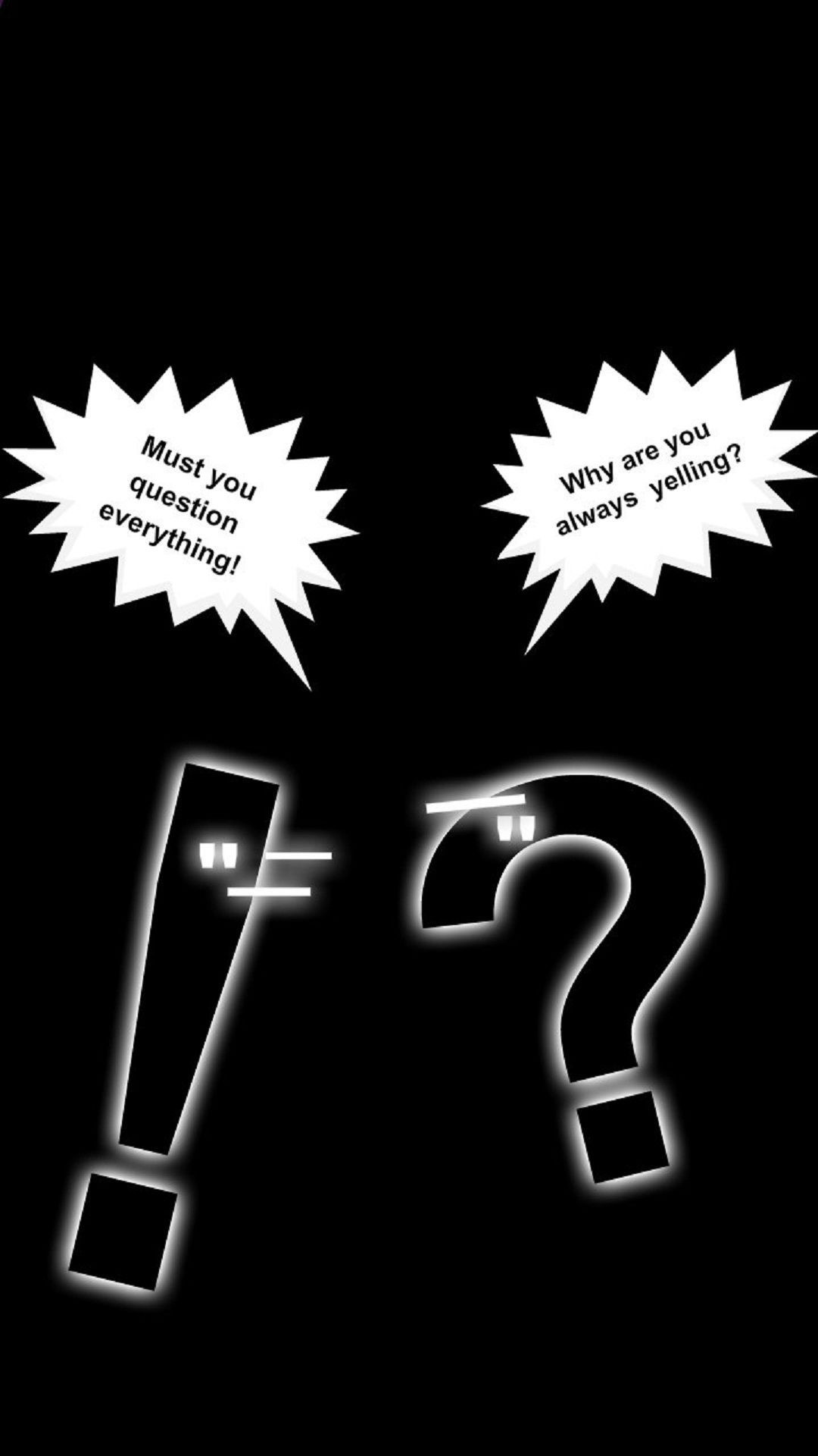 1080x1920 Signs & Sayings Funny Question iPhone 6 Plus Wallpapers - funny .