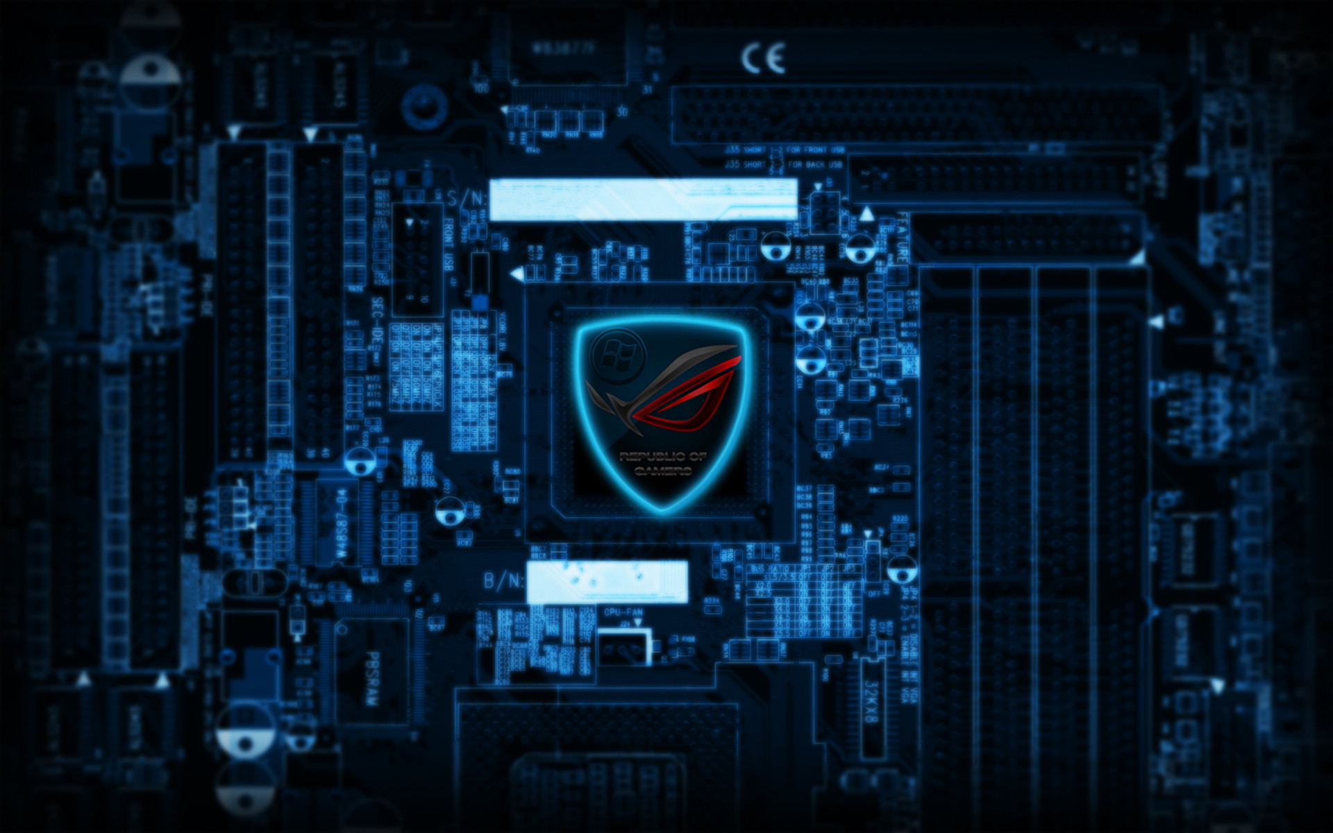 1920x1200 ASUS CHIP RED