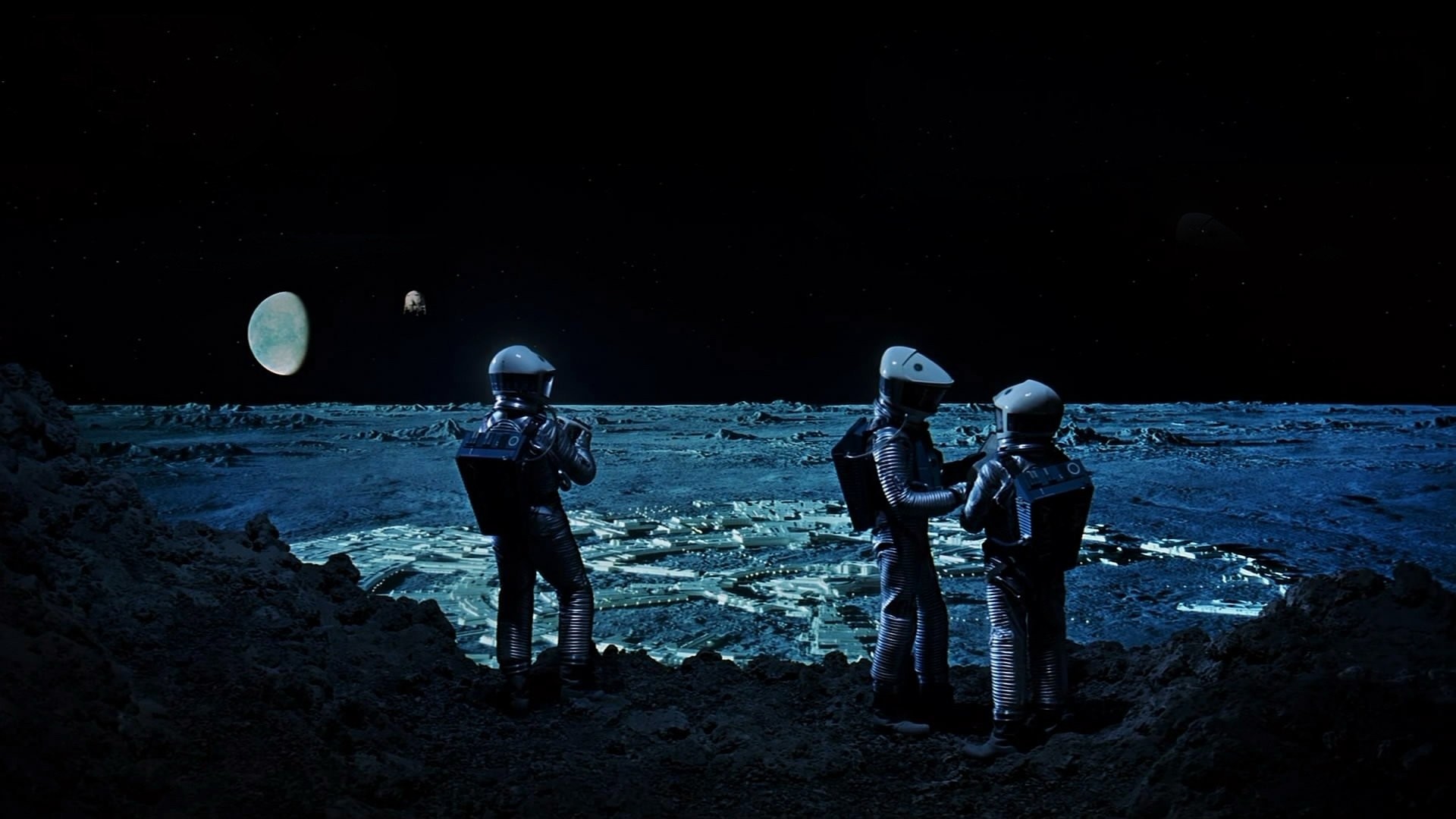 1920x1080 2001: A Space Odyssey Astronaut Moon Â· HD Wallpaper | Background ID:207783